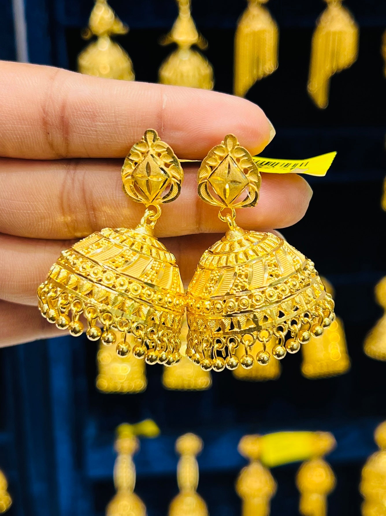 Luxary Gold Plated Jhumka Earring Mirpur Jewelry City