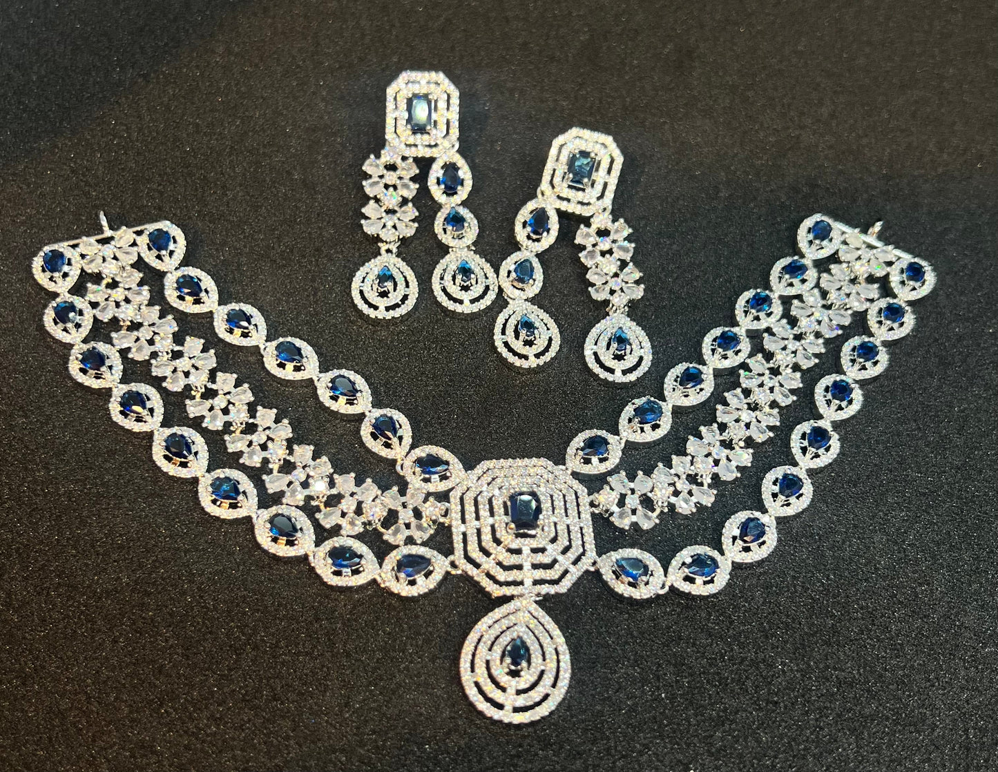 Elegant Diamond Cut Gold Necklace Set Mirpur Jewelry City