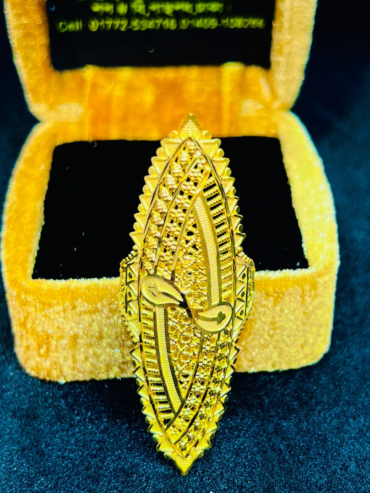 Royal Glow Gold-Plated Ring Mirpur Jewelry City