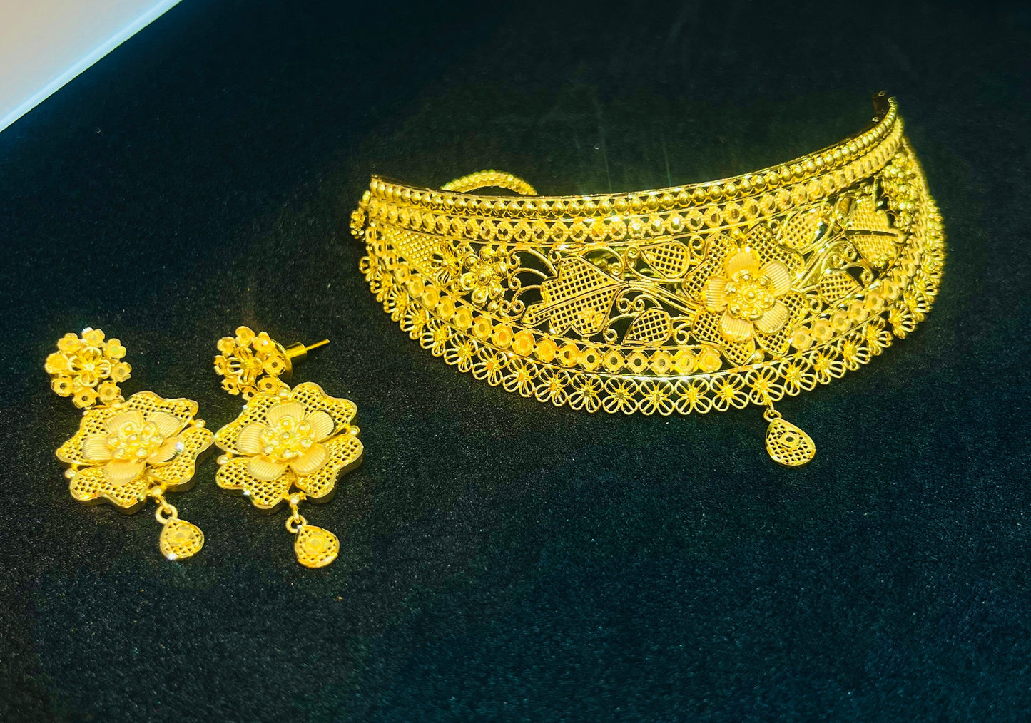 Premium Chokher Necklace – Elegant Design | Traditional Jewellery Mirpur Jewelry City
