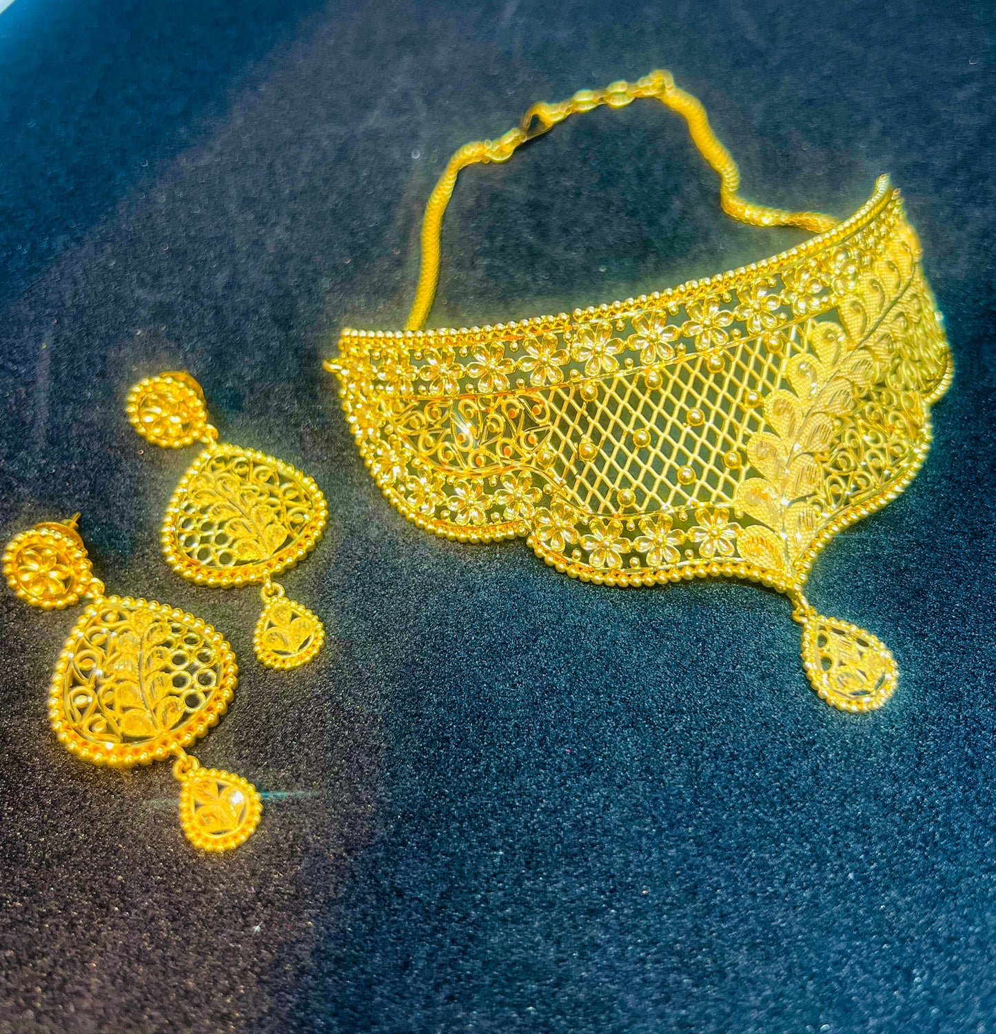 Royal Style Chokher Necklace – Premium Traditional Design