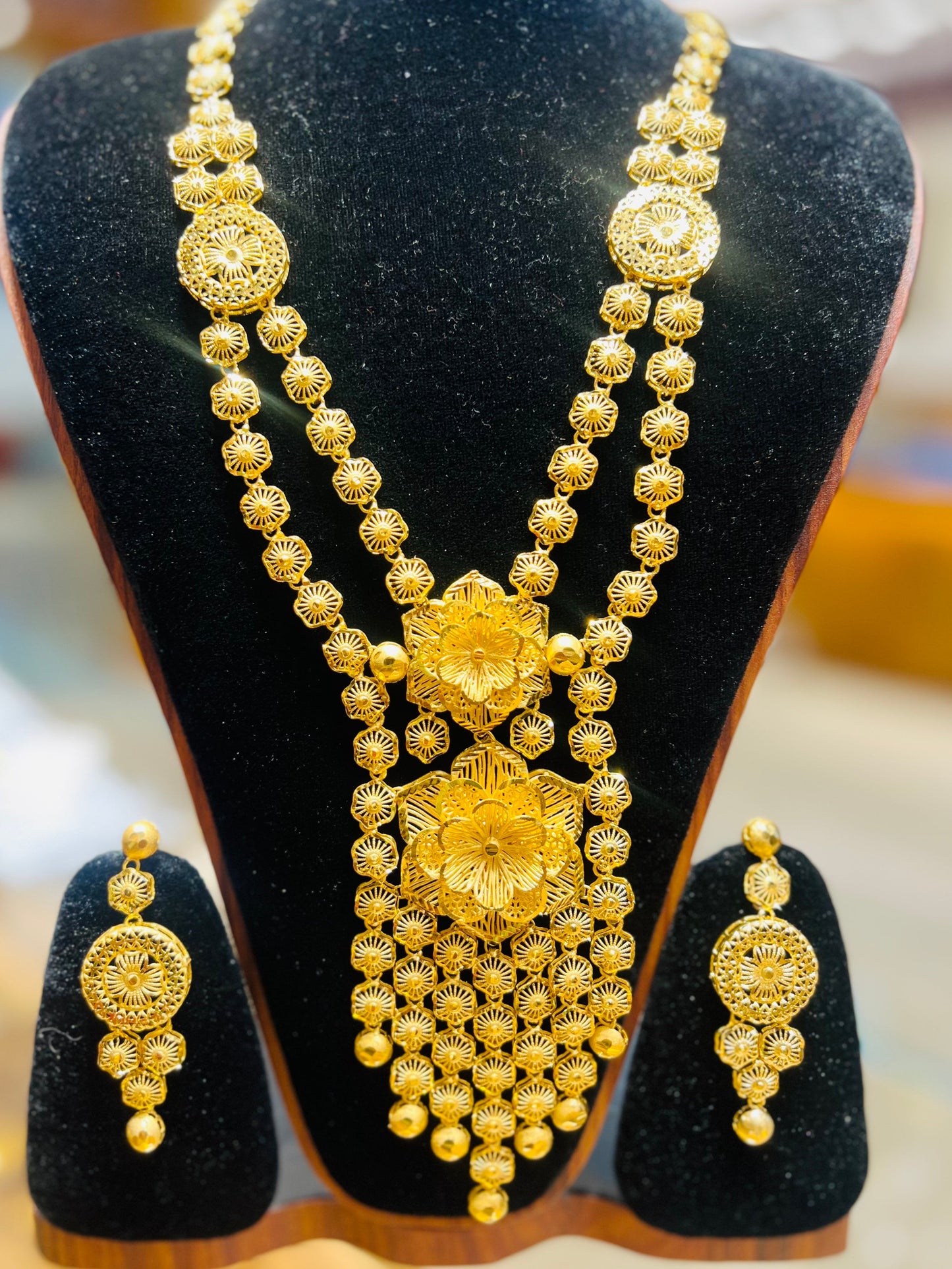Queen Style Gold Plated Shita Haar Mirpur Jewelry City