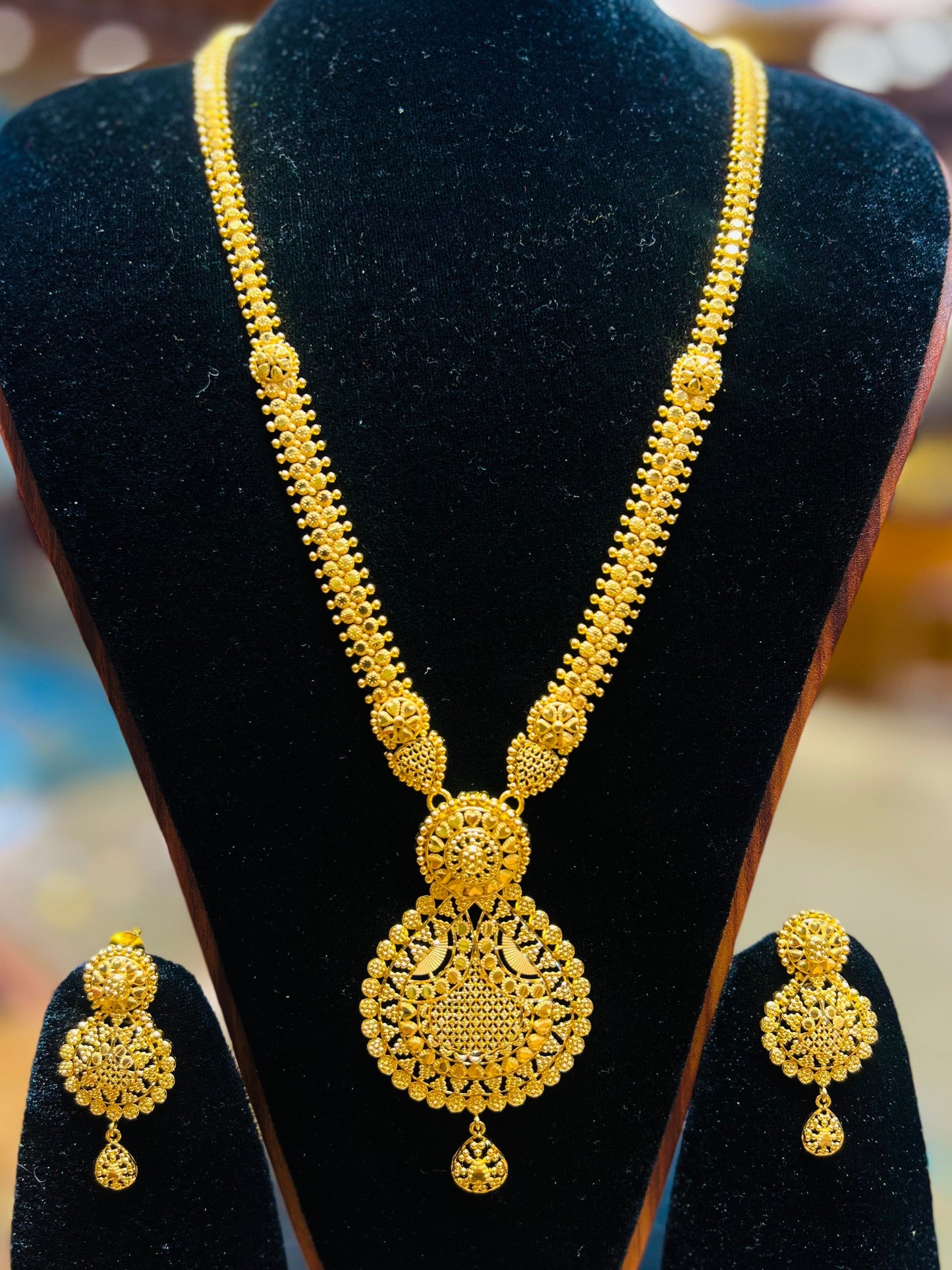 Queen Style Gold Plated Shita Haar Mirpur Jewelry City