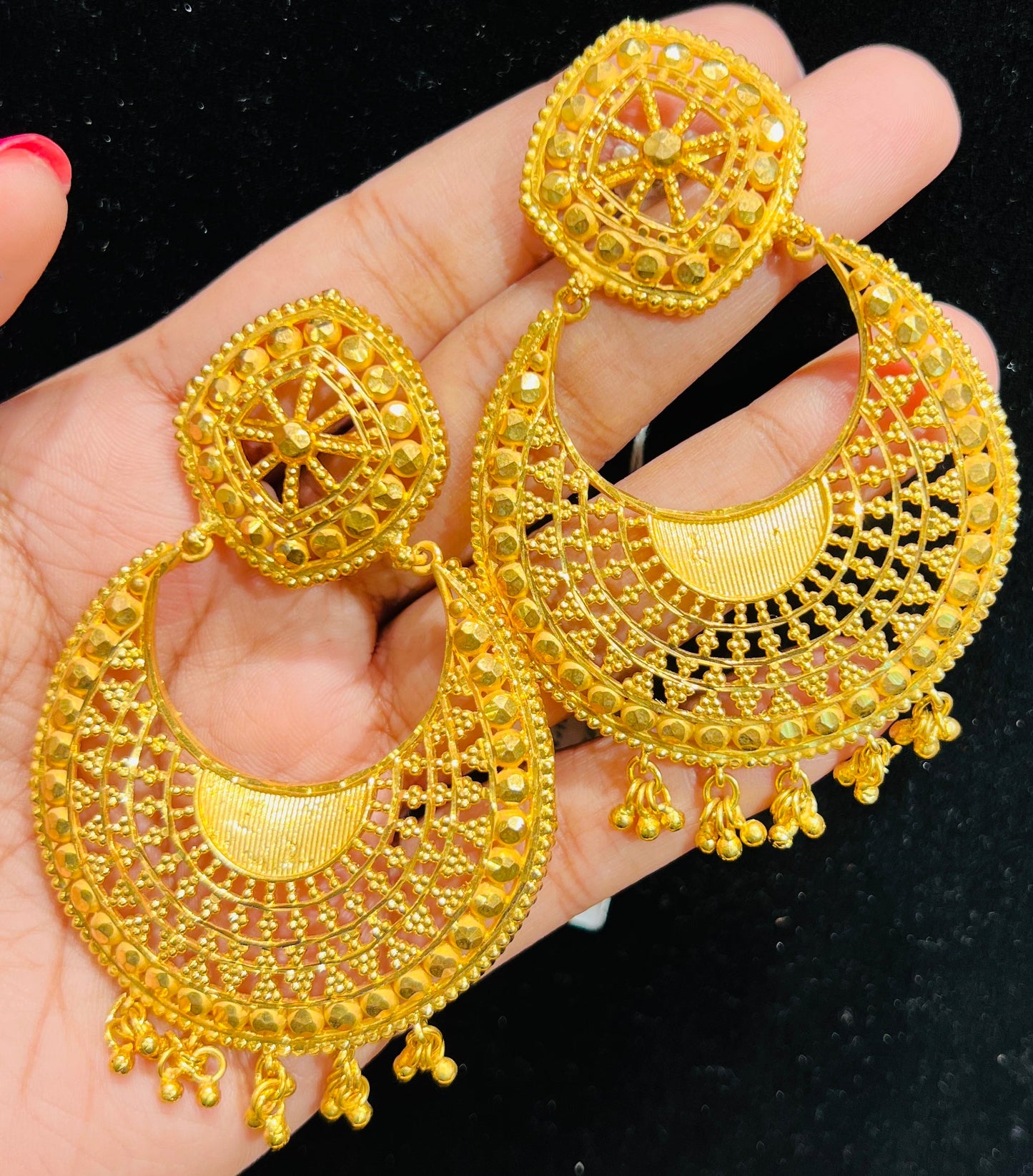 Premium Gold Plated Jhumka – Traditional & Elegant Look Mirpur Jewelry City