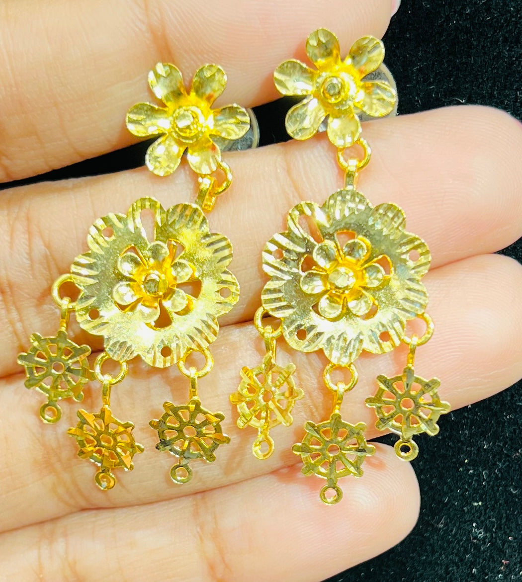 Daily Wear Gold Plated Earring Mirpur Jewelry City