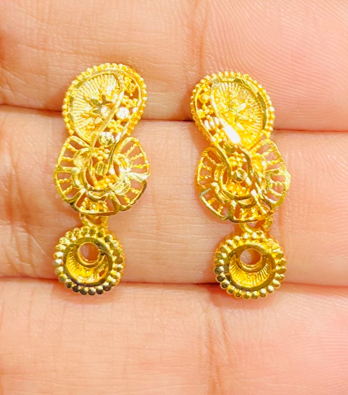Small & Elegant Daily Wear Earring Mirpur Jewelry City