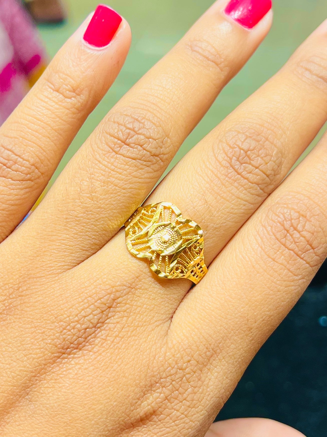 Classic 22k Gold Polish Ring – Timeless Wedding Design Mirpur Jewelry City