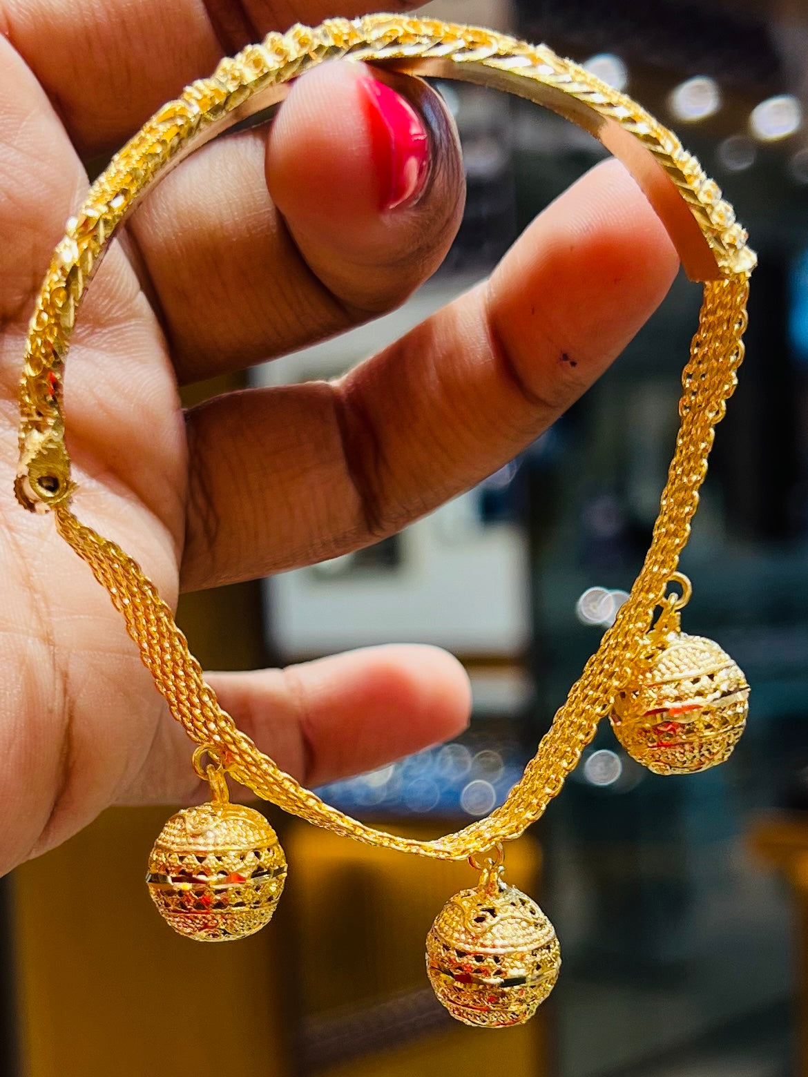 Traditional Jhumka Bracelet – Graceful & Stylish Mirpur Jewelry City