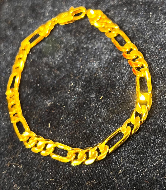 Luxury Gold Plated Rodium Bracelet | Modern Style