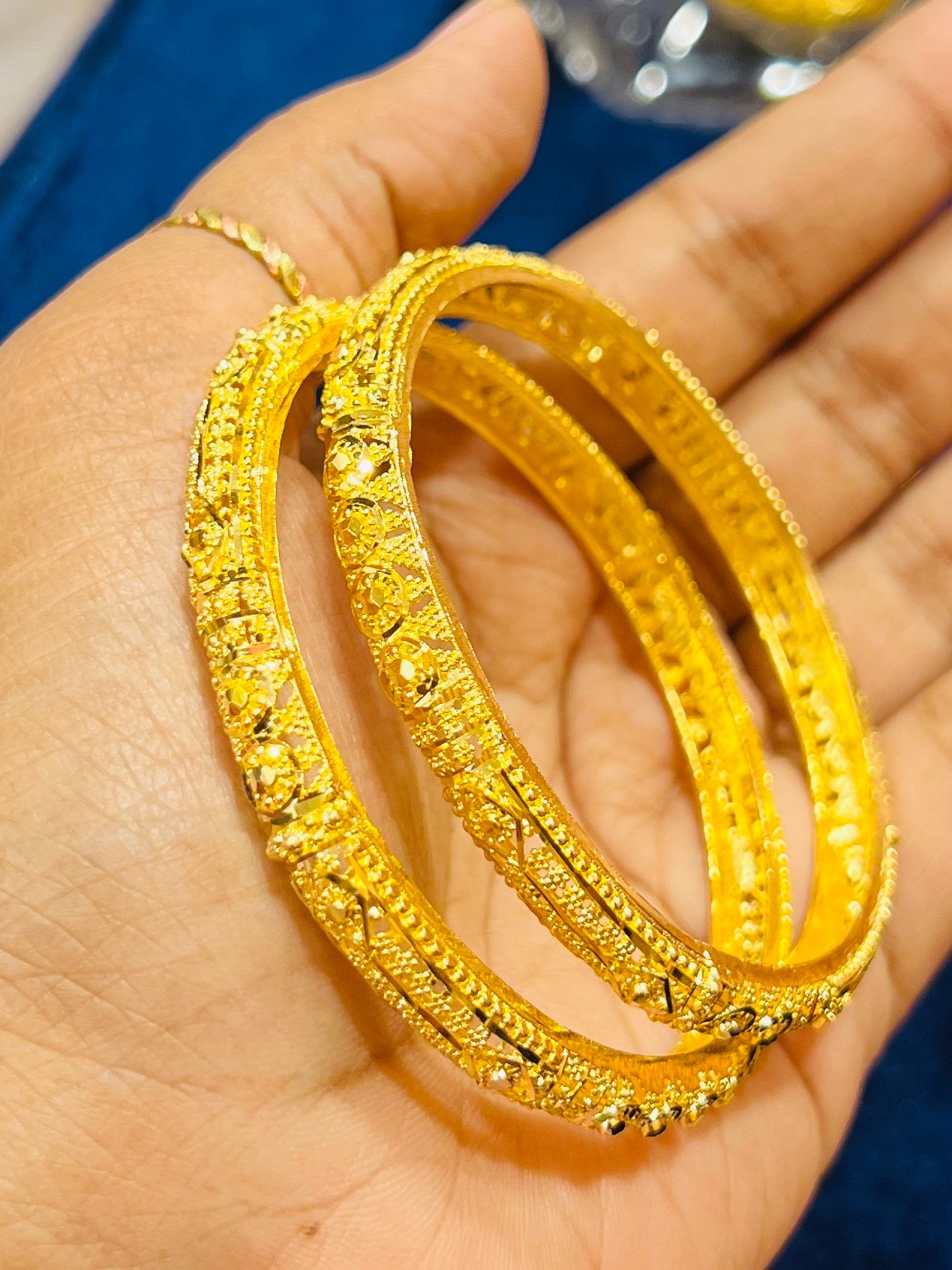 Elegant Bridal Churi Set – Gold Plated Traditional Bangles for Wedding & Special Occasion