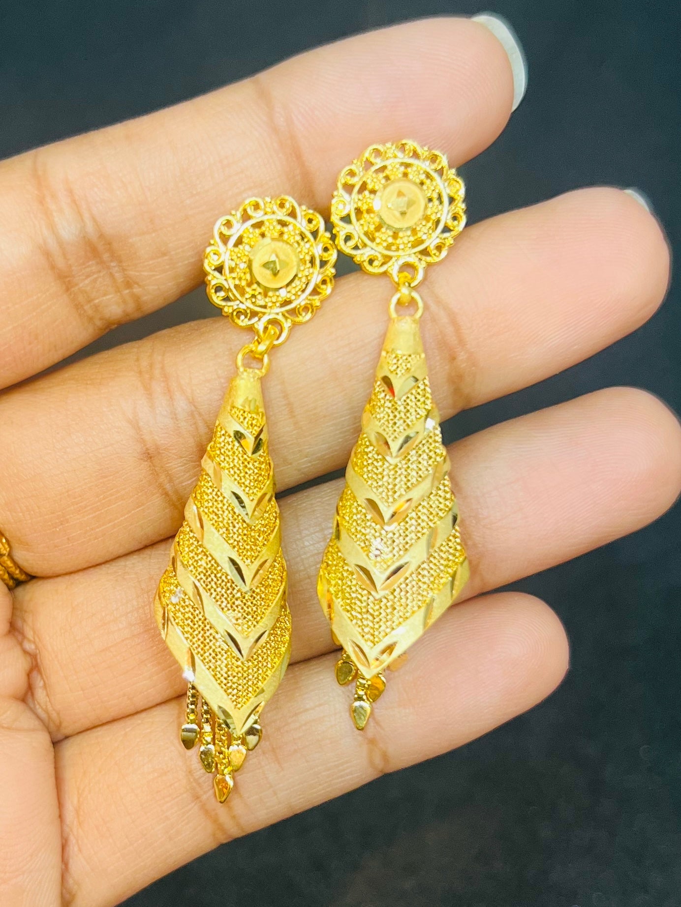 Elegant Earring – Premium Finish Design Mirpur Jewelry City