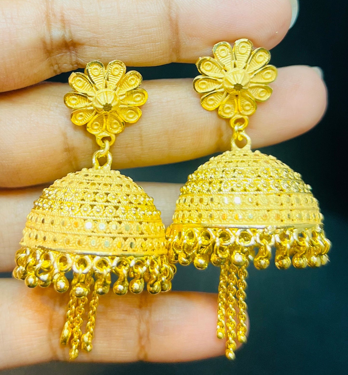 Lightweight Jhumka | Comfortable Daily Wear Mirpur Jewelry City