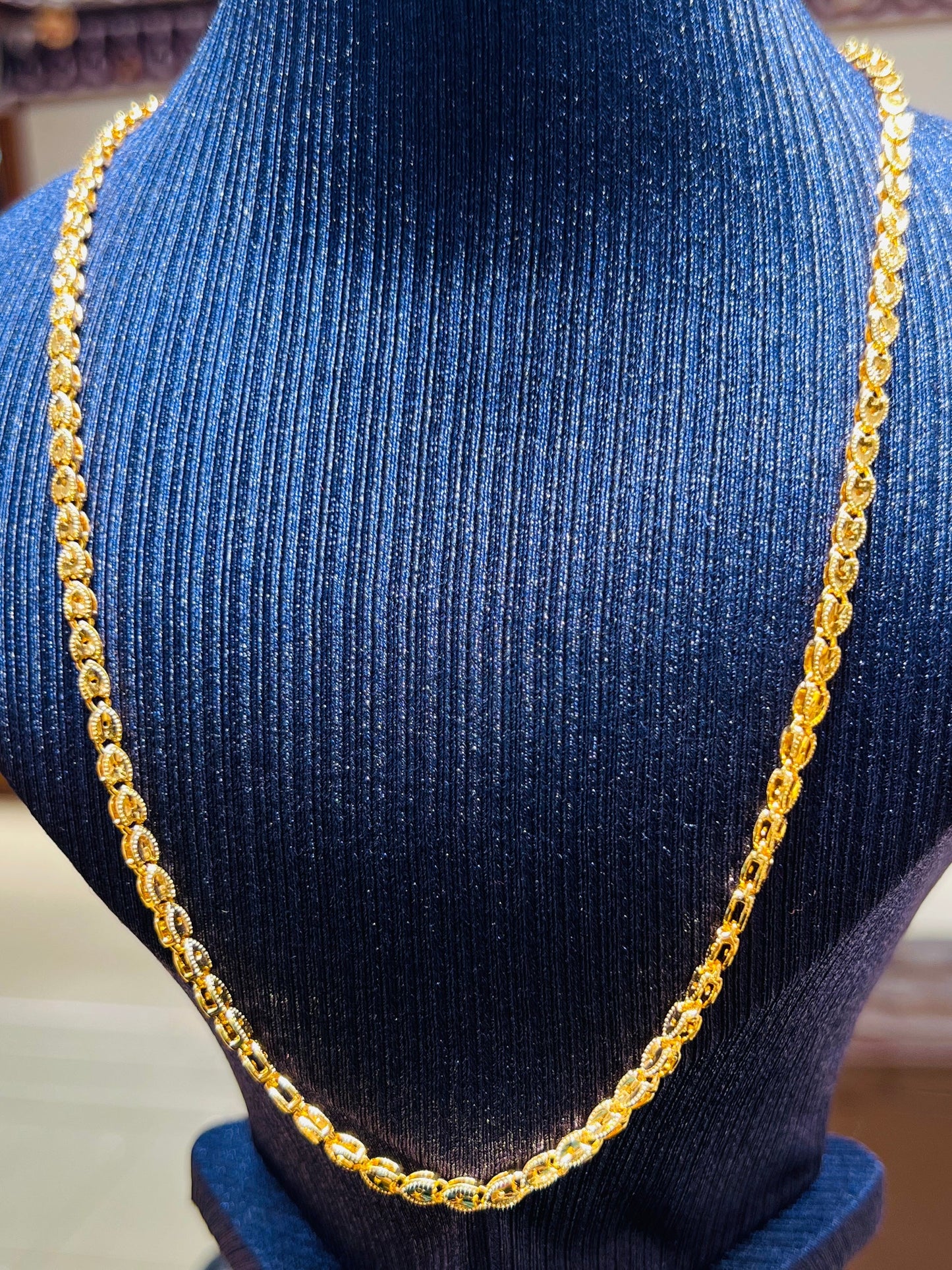 Royal Gold Plated MOP Chain – Exclusive Design Mirpur Jewelry City