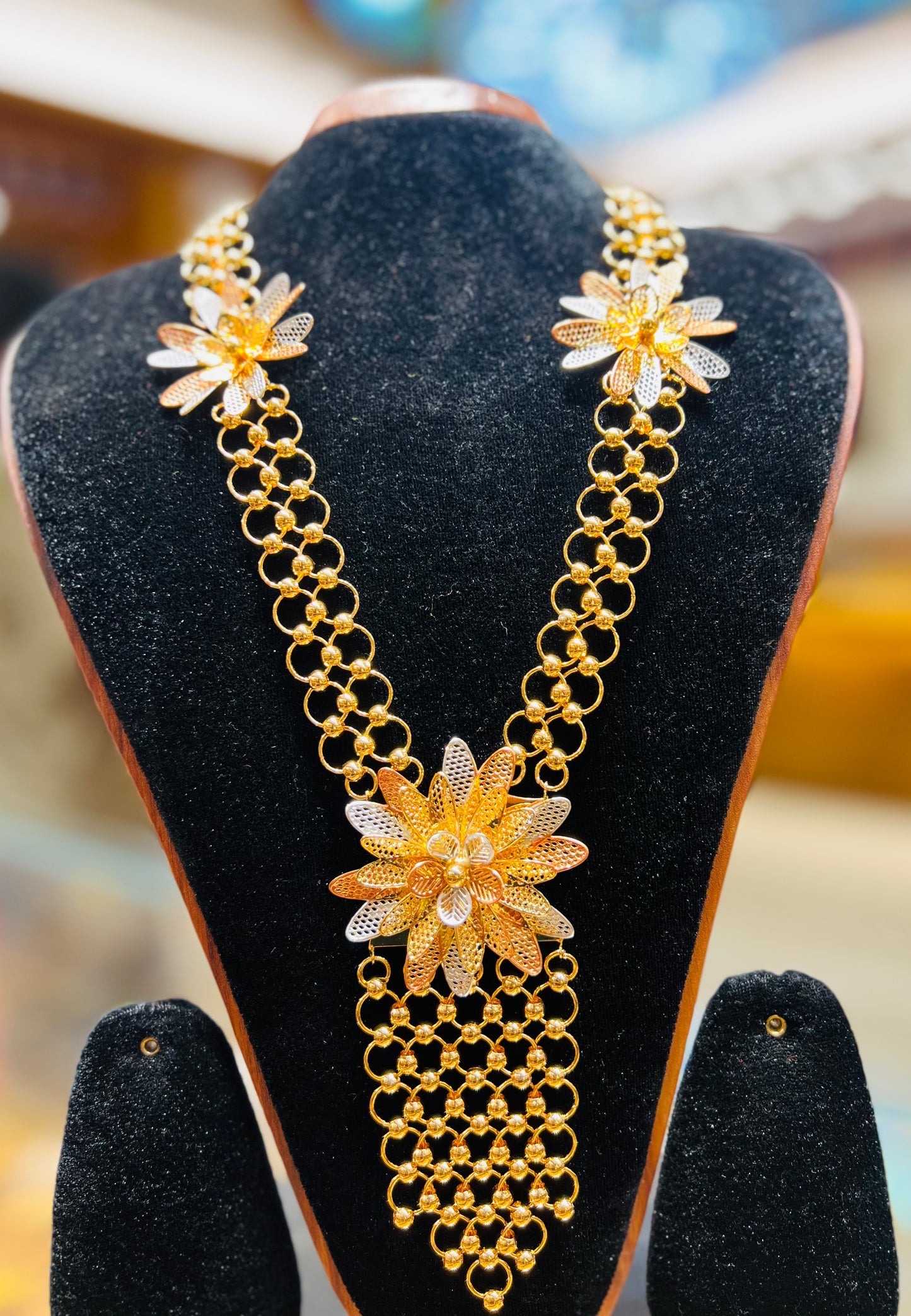 Premium Gold Plated MOP Chain – Party Wear Special
