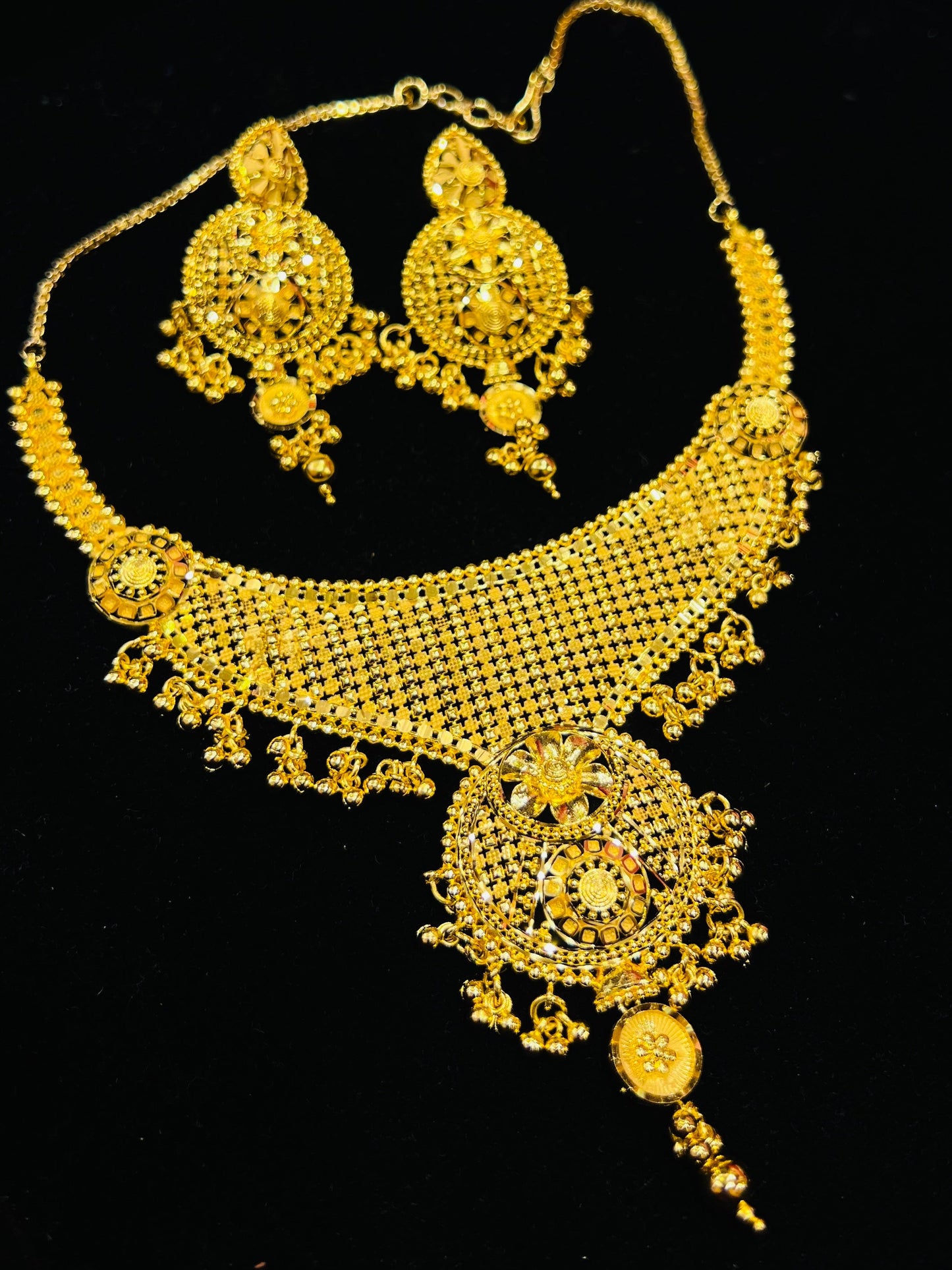 Premium 22k Gold Plated Necklace for Party & Bridal Mirpur Jewelry City