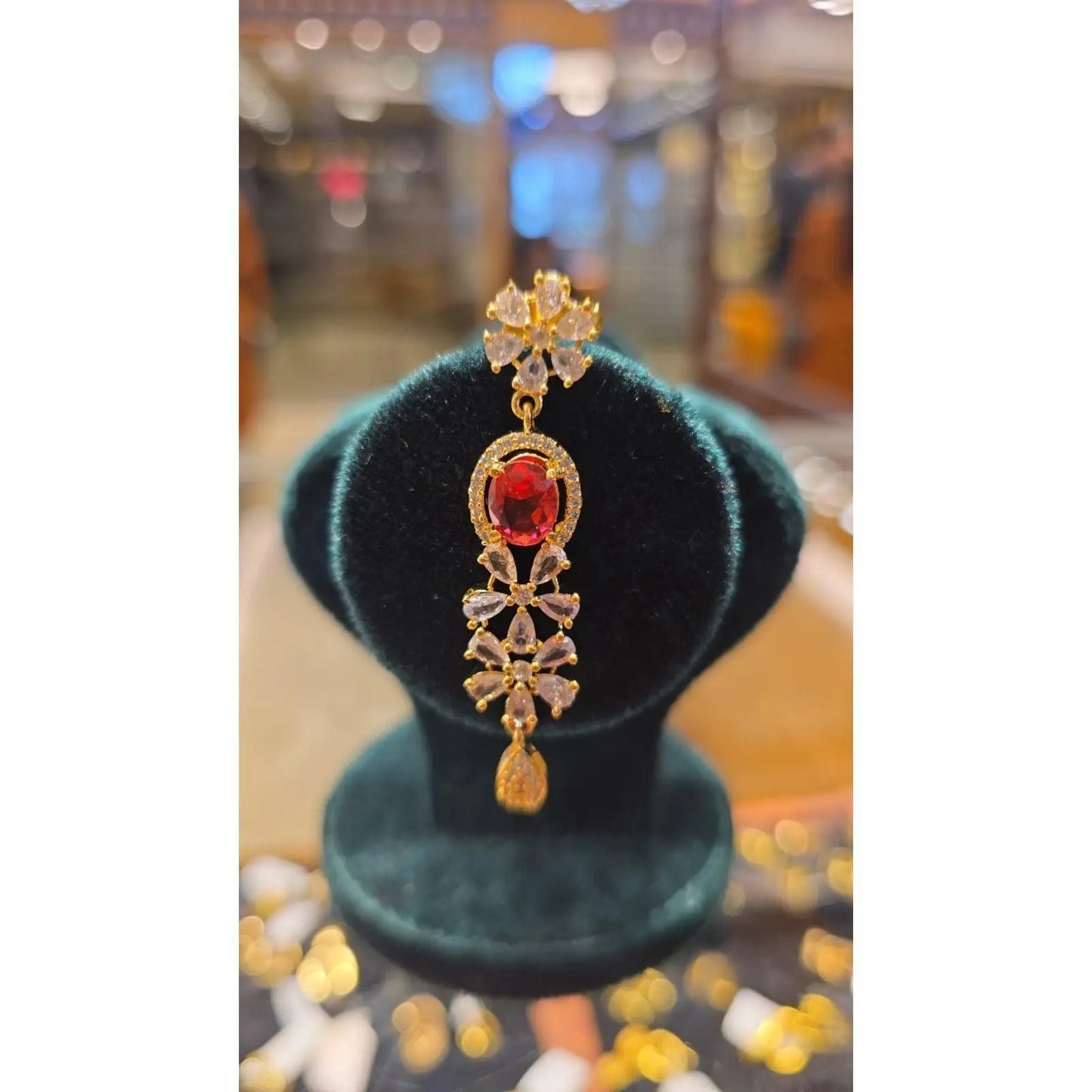 Timeless Radiance: Diamond Cut Bridal Necklace - Mirpur Jewelry City