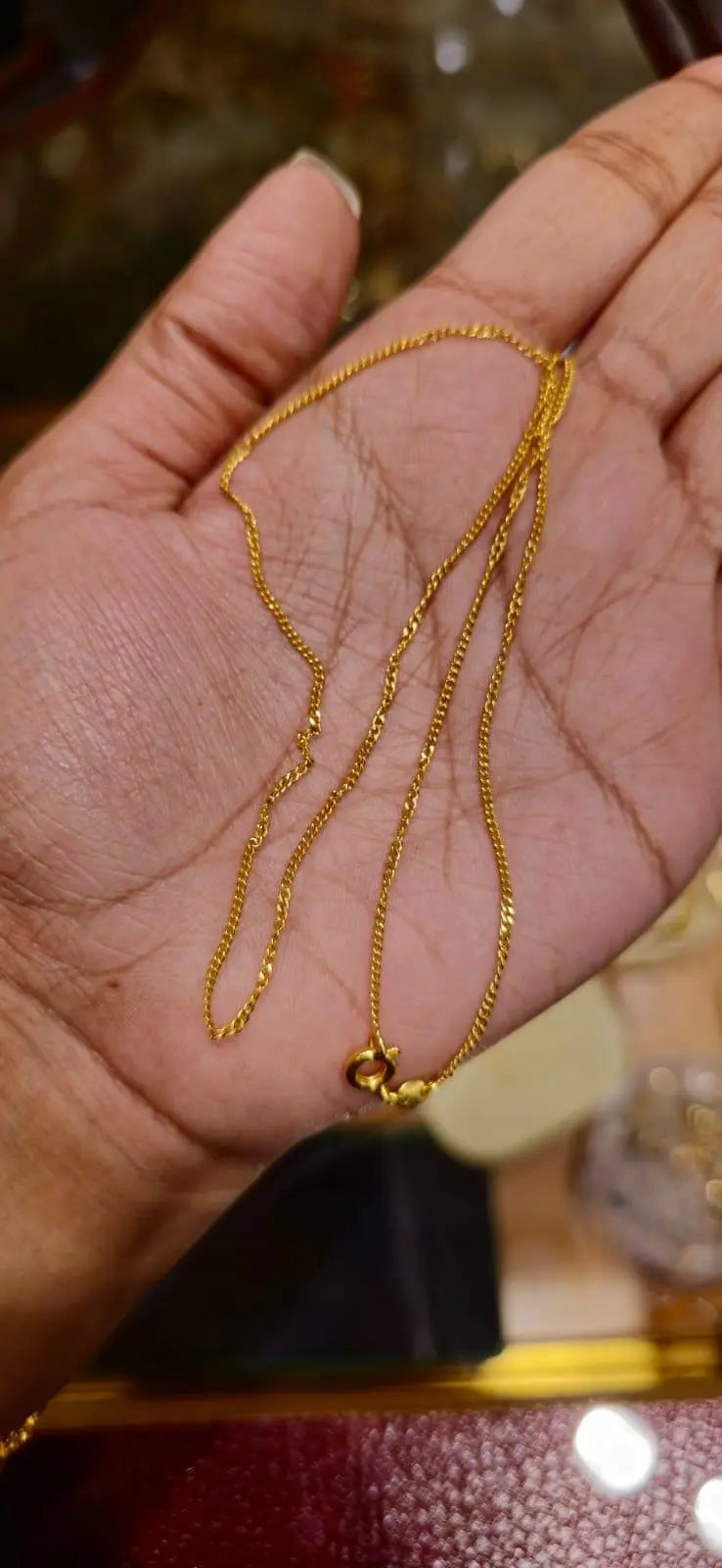 Elegant 16-Inch Gold-Plated Chain – Timeless Shine & Durability - Mirpur Jewelry City
