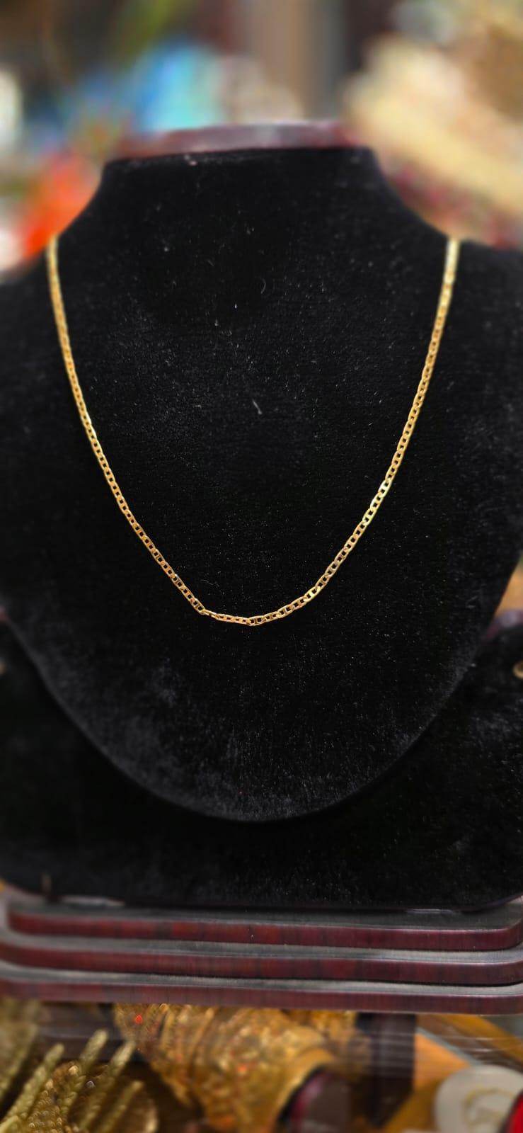 Elegant 16-Inch Gold-Plated Chain – Timeless Shine & Durability - Mirpur Jewelry City