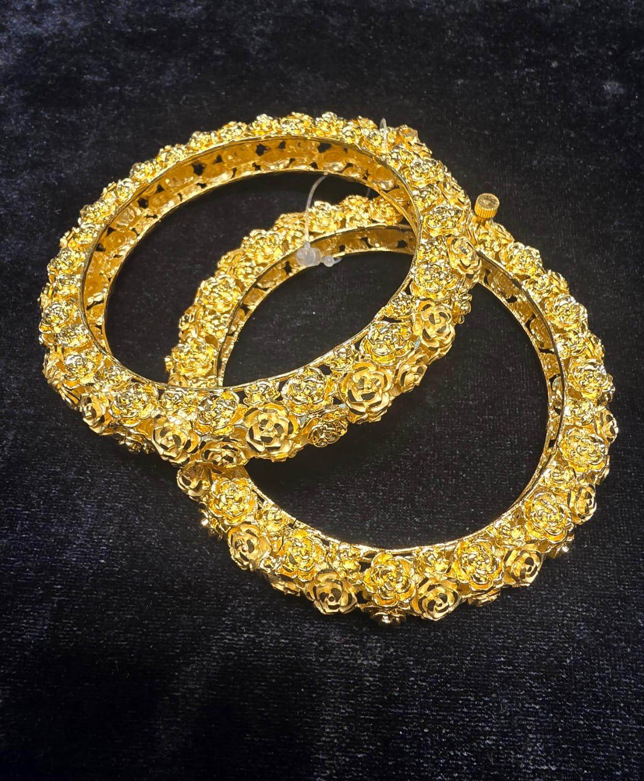 Elegant Gold-Plated Rose Bala – Timeless Shine & Durability - Mirpur Jewelry City