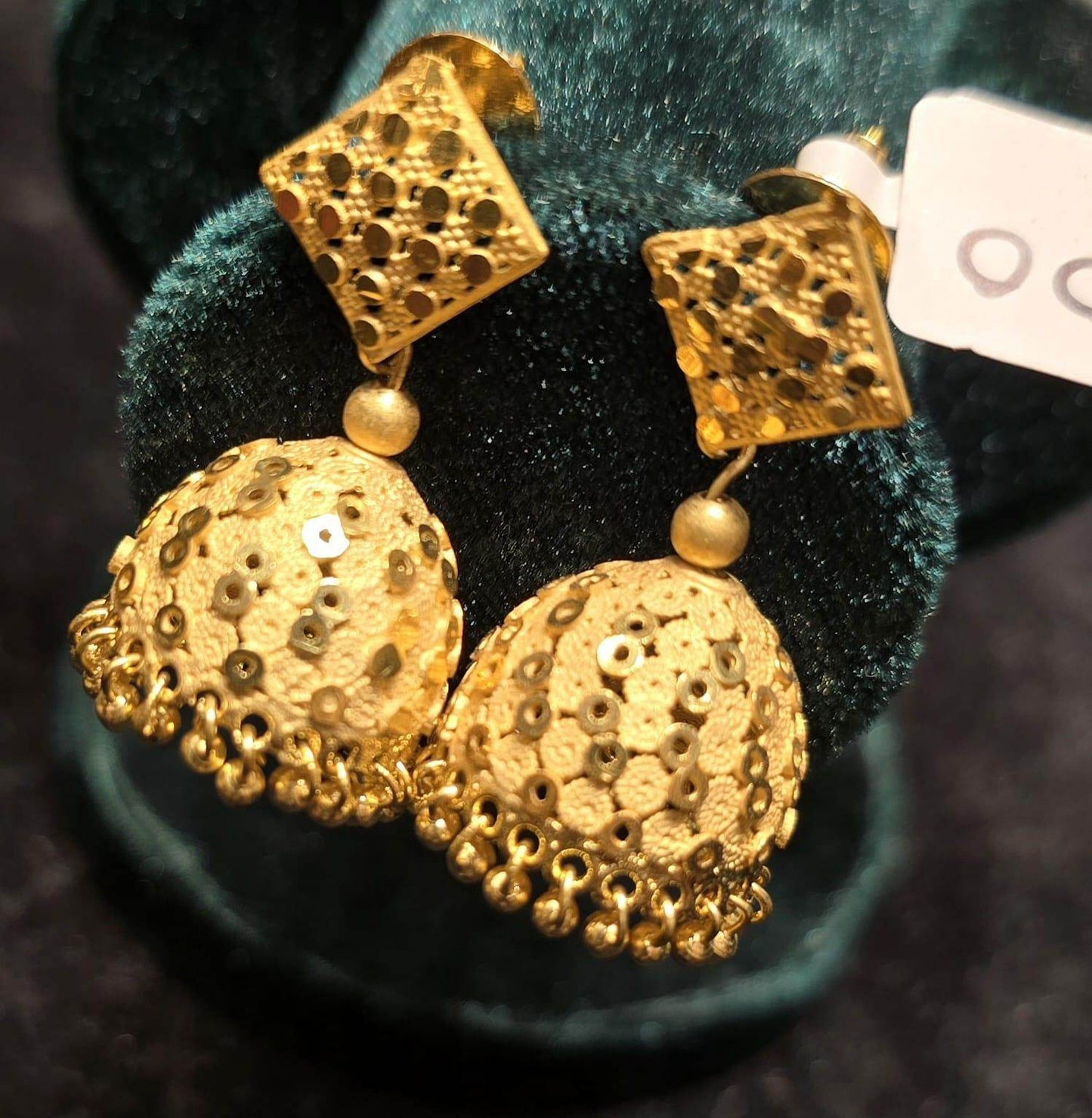 Elegant Gold-Plated jhumka – Timeless Luxury - Mirpur Jewelry City