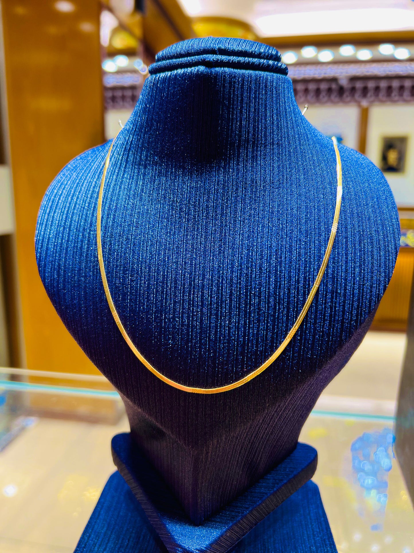 Gold Plated Traditional Touch Simple Neck Chain Mirpur Jewelry City