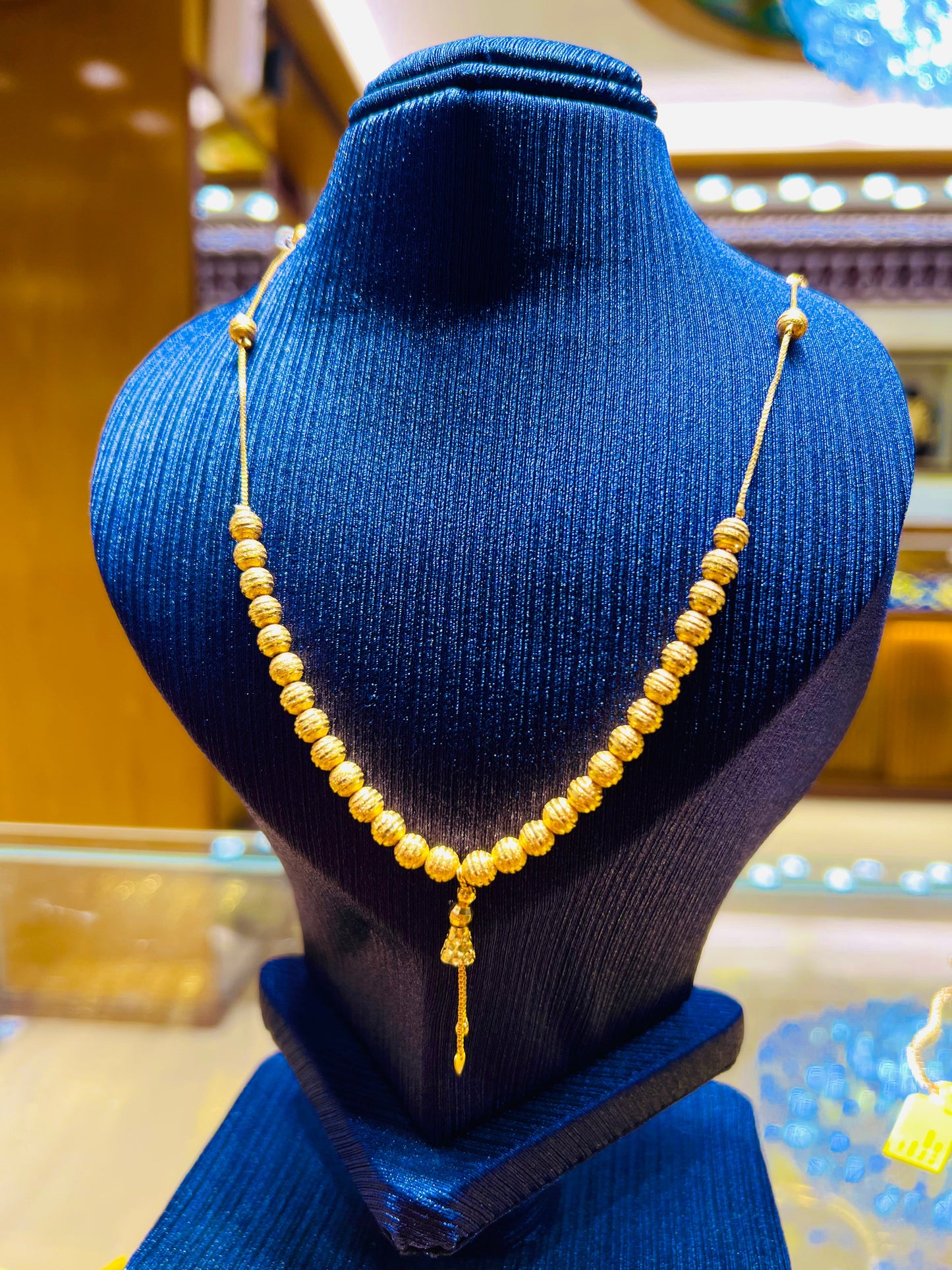 Gold Plated Simple Box Link Neck Chain Mirpur Jewelry City