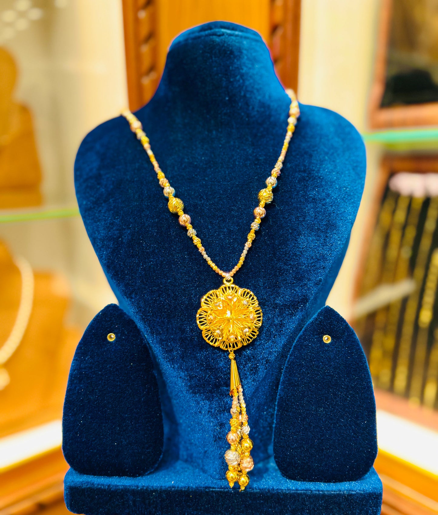 Gold Plated Durable Daily Wear Mop Chain for Women Mirpur Jewelry City