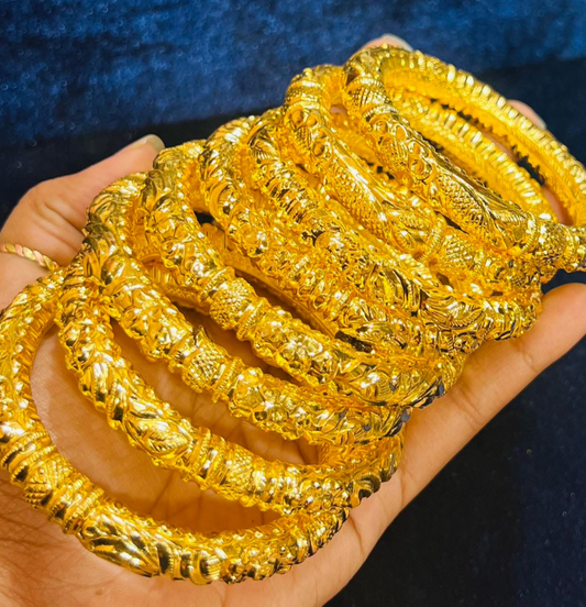 Ruli Bala – 1.5g Gold Plated Elegant Bridal Jewelry(1 Pair) Mirpur Jewelry City