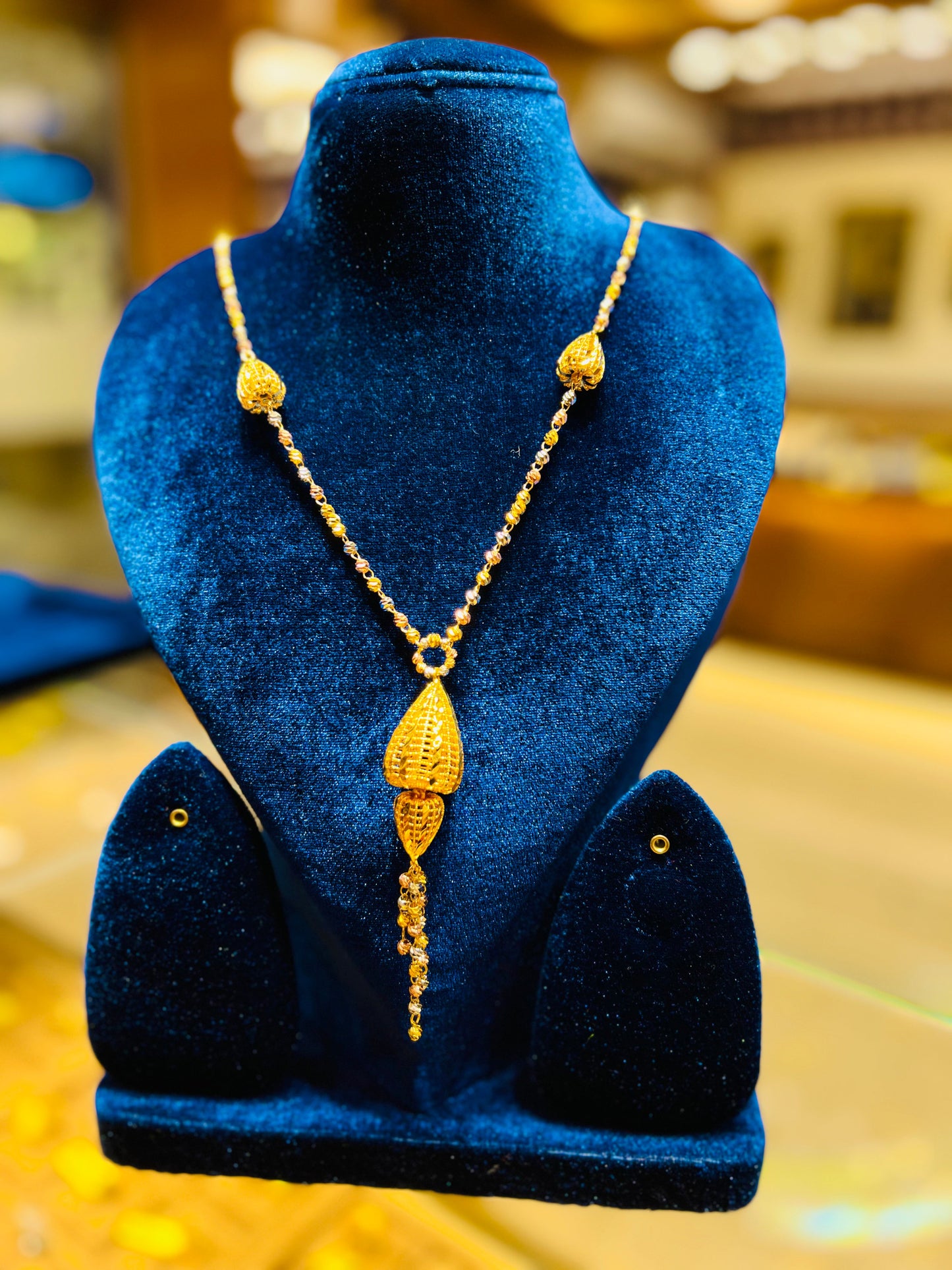 Gold Plated Fine Finished Traditional Mop Chain Mirpur Jewelry City