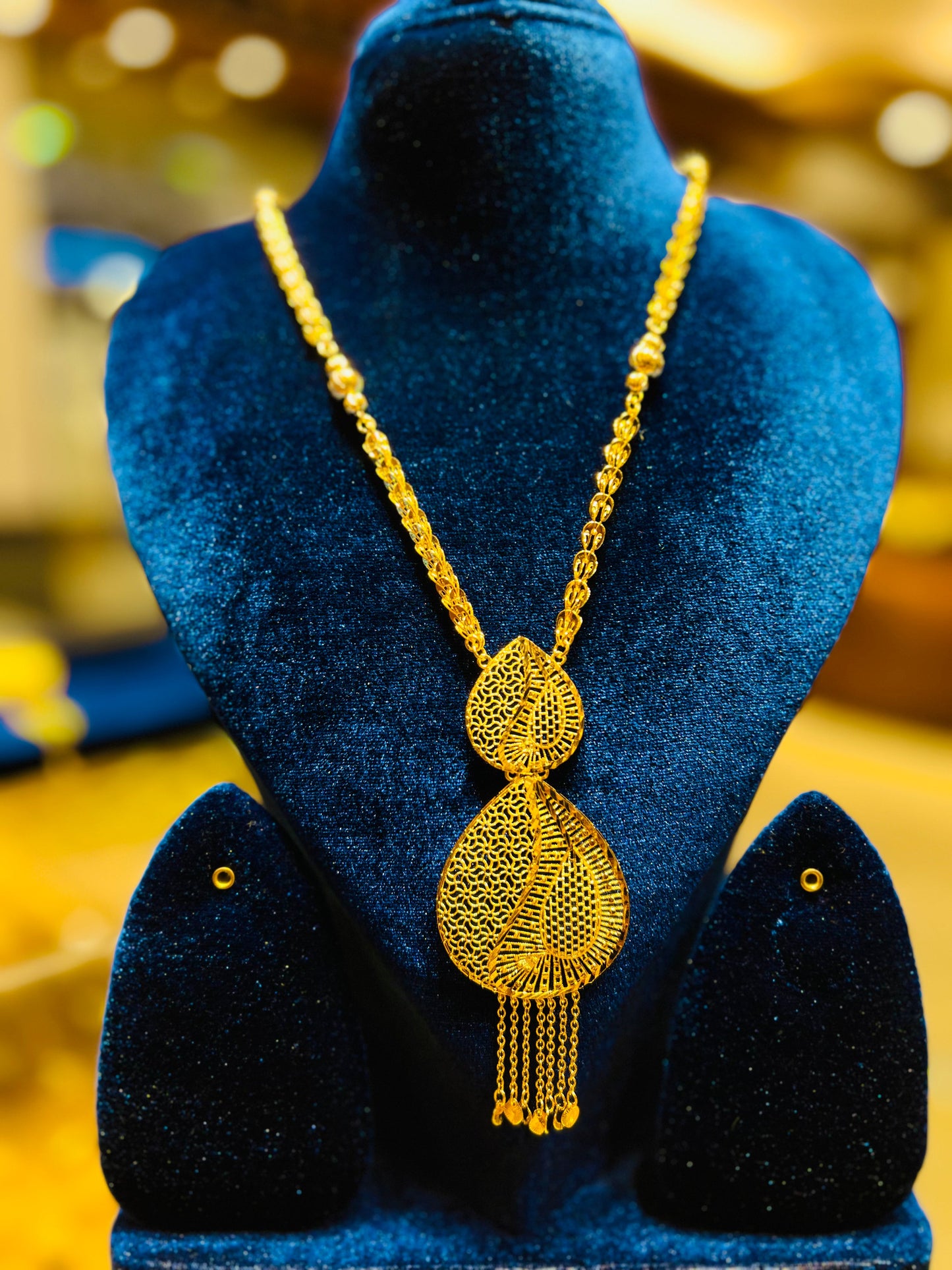 Gold Plated Classic Traditional Mop Chain for Women Mirpur Jewelry City
