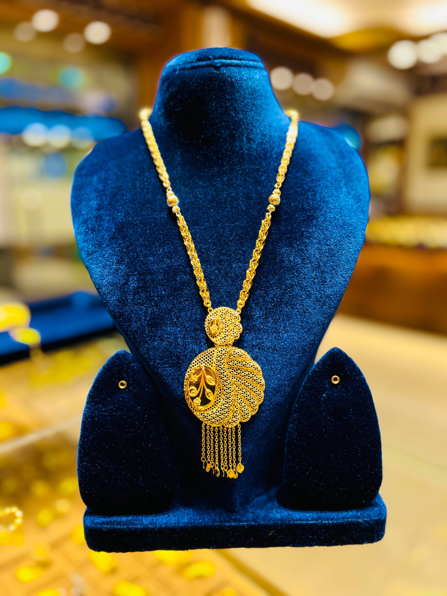 Gold Plated Modern Mop Chain for Women Mirpur Jewelry City