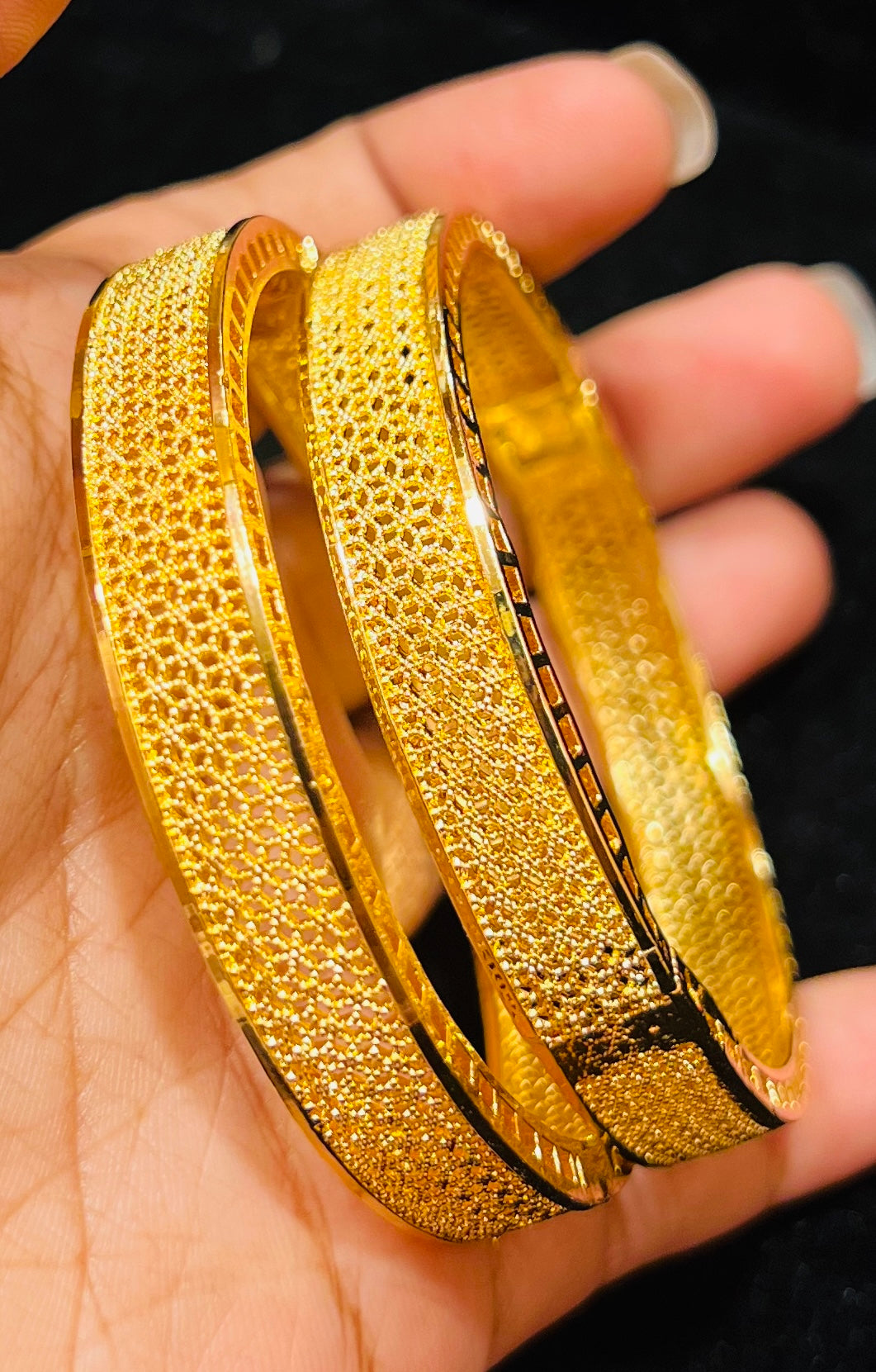 ✨ Bridal Lock Churi – Traditional & Stylish Jewelry(1 Pair) Mirpur Jewelry City