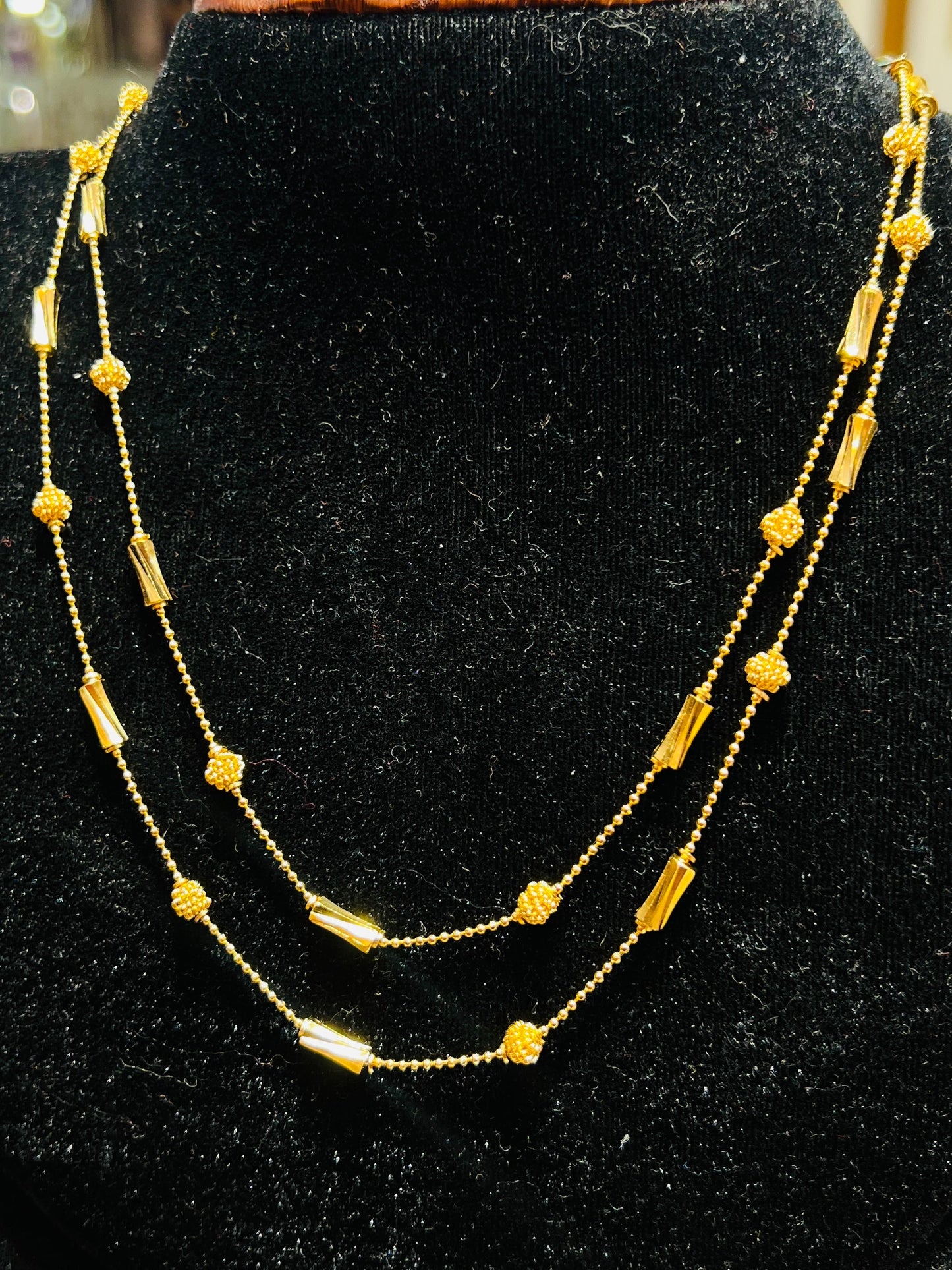 22K Gold Polish Premium Chain – Elegant & Classic Design Mirpur Jewelry City