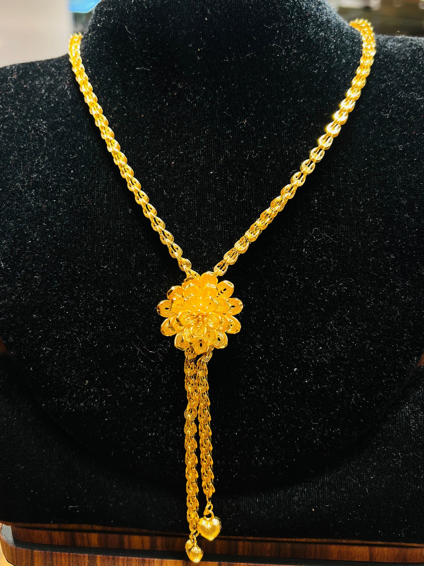 Shining 22k Gold Polish Mop Chain Mirpur Jewelry City