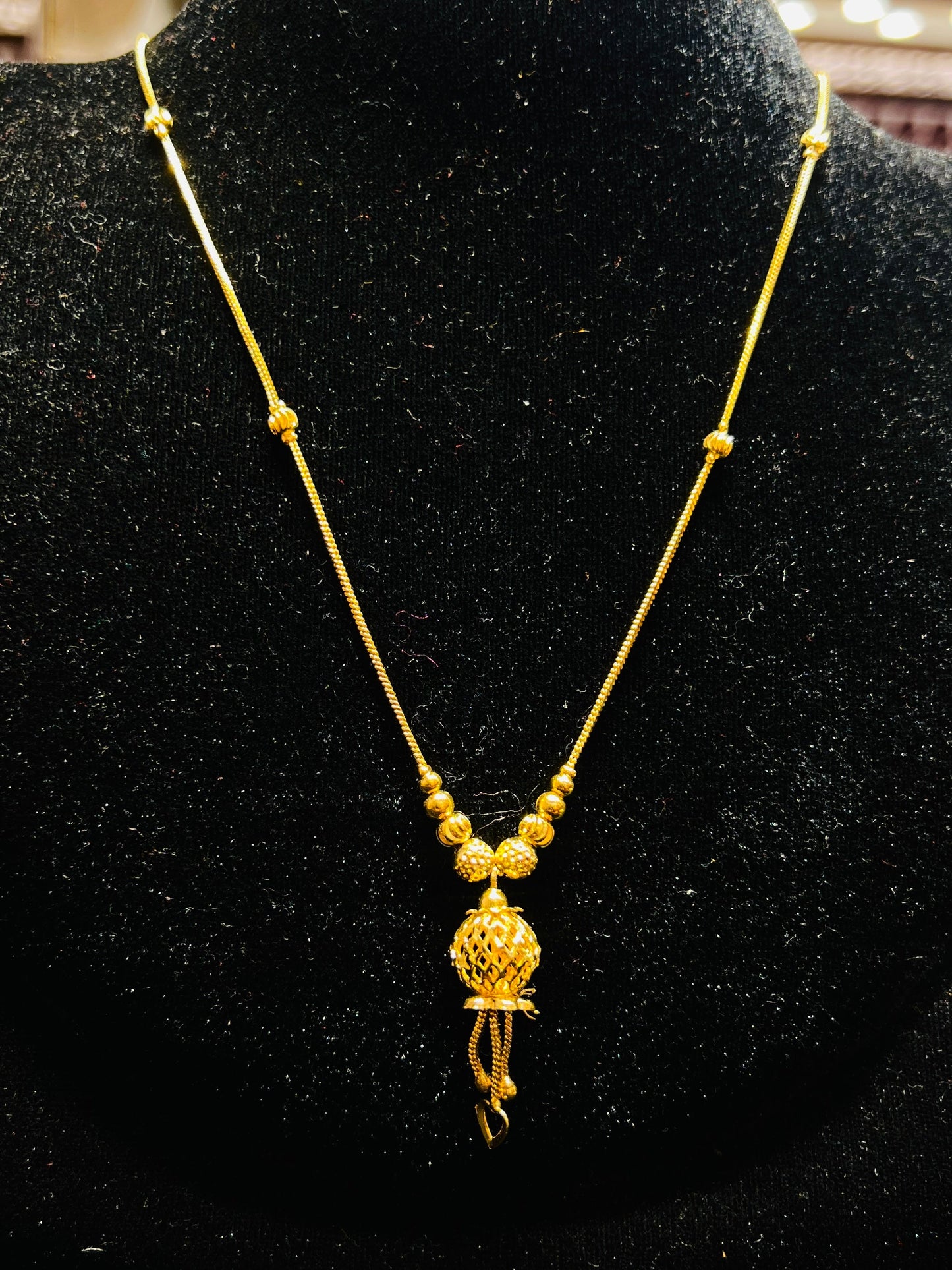 Traditional Style Gold Mop Chain Mirpur Jewelry City