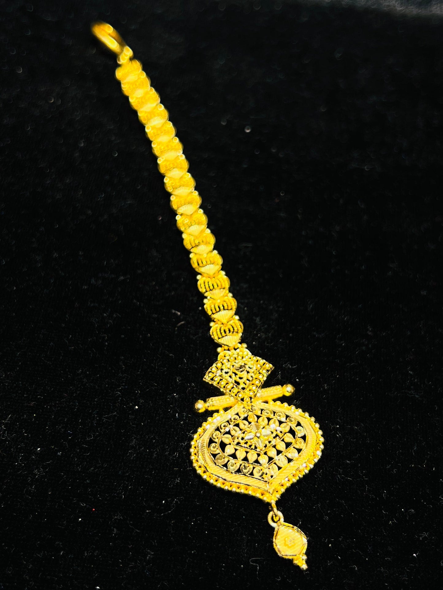 Royal Touch Gold Tikli for Special Occasions Mirpur Jewelry City