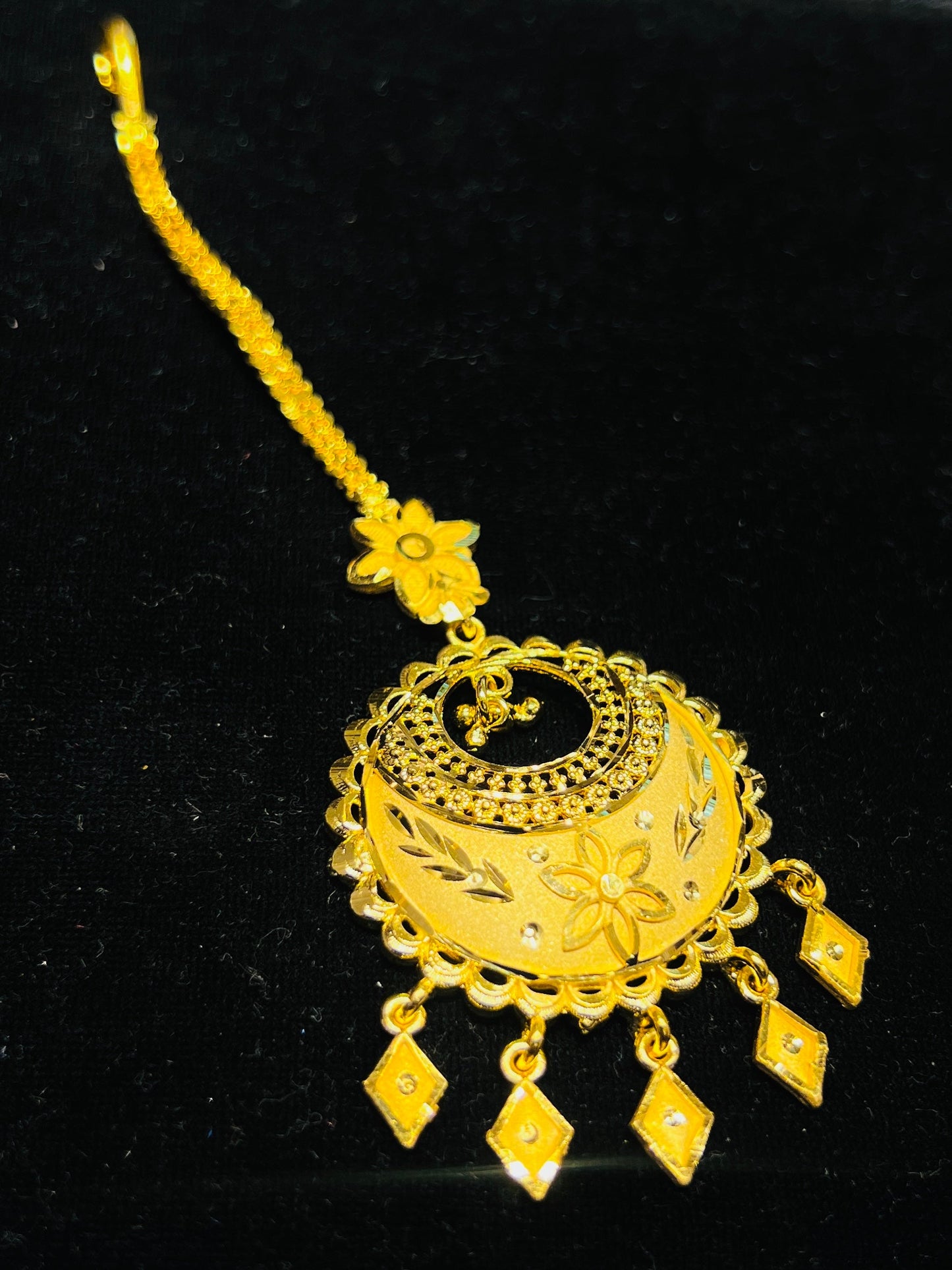 Premium Gold Polish Tikli for Festive Looks Mirpur Jewelry City