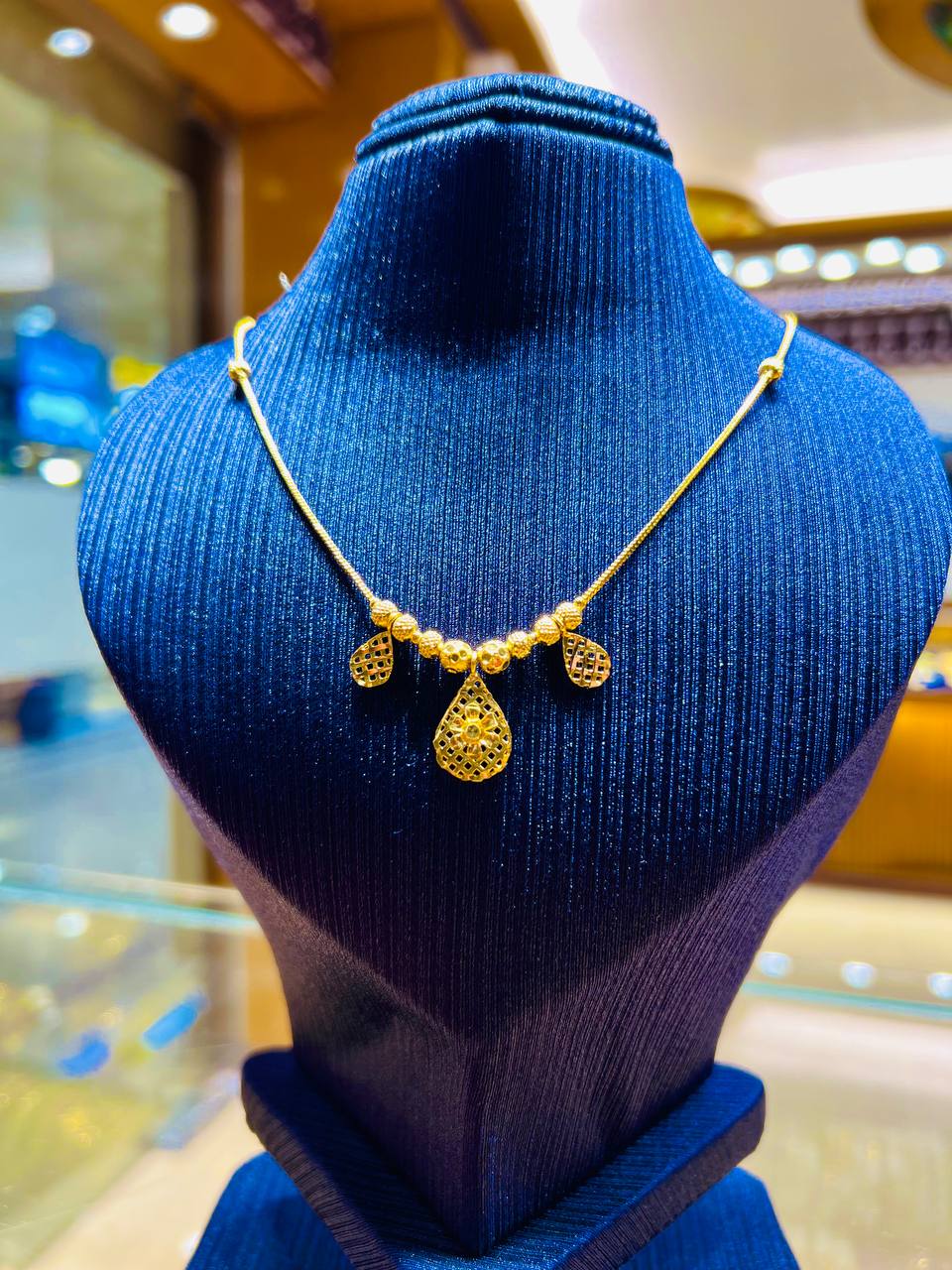 Gold Plated Polished Surface Simple Chain Mirpur Jewelry City