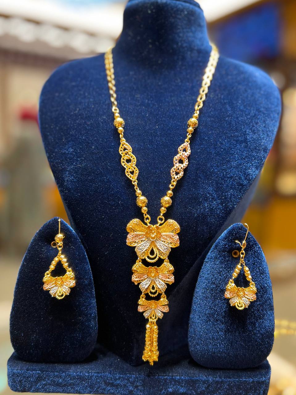 Royal MOP Chain – Elegant Gold Finish Mirpur Jewelry City