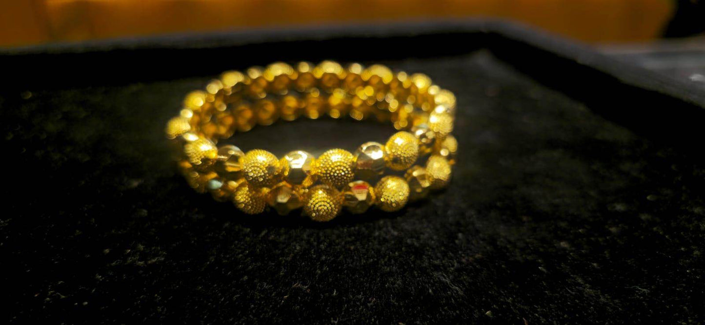 Gold-Plated Fashion Bracelet – Elegant Imitation Jewelry - Mirpur Jewelry City