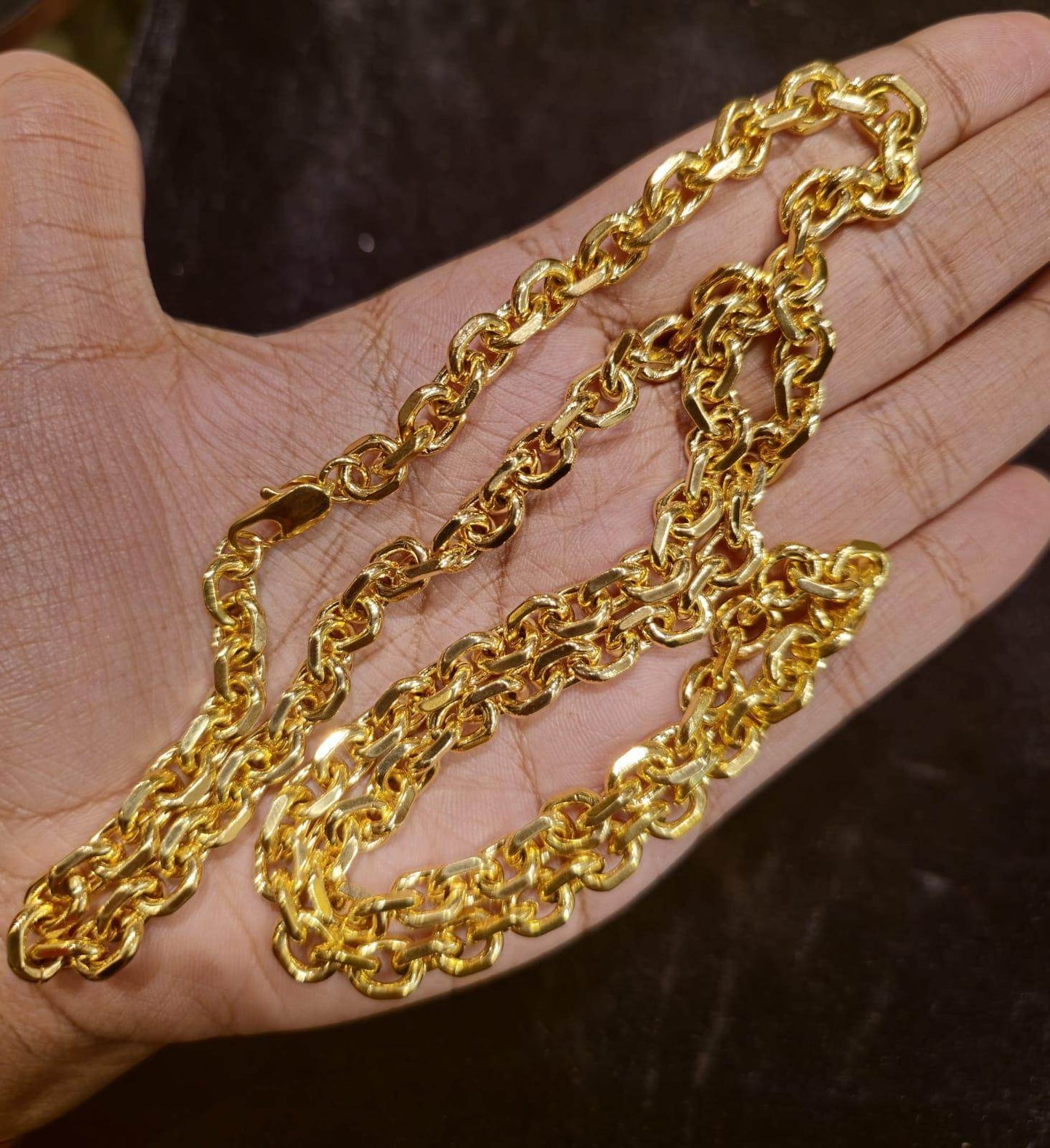 Elegant 26-Inch Gold-Plated Chain – Timeless Shine & Durability - Mirpur Jewelry City