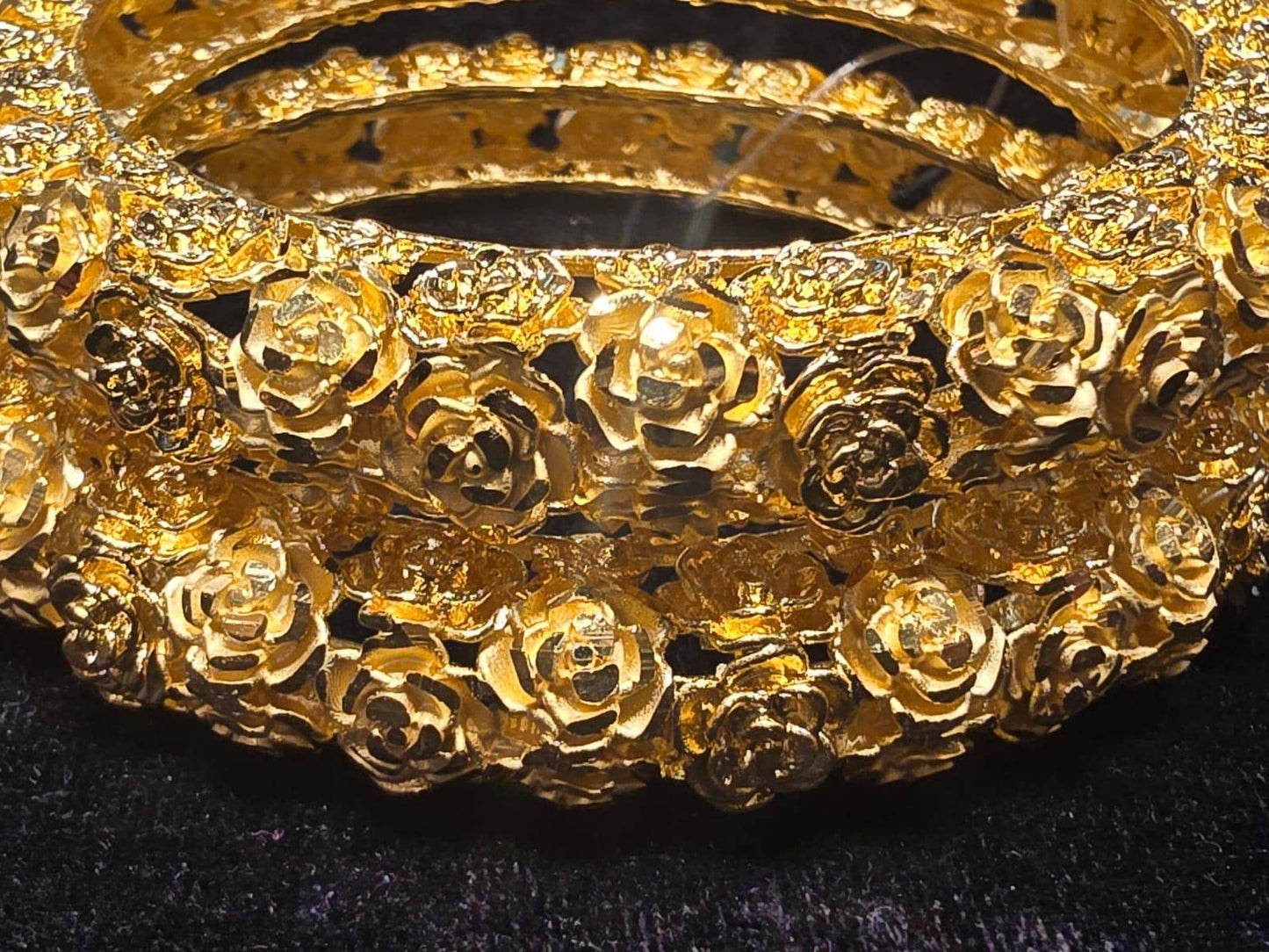 Elegant Gold-Plated Rose Bala – Timeless Shine & Durability - Mirpur Jewelry City