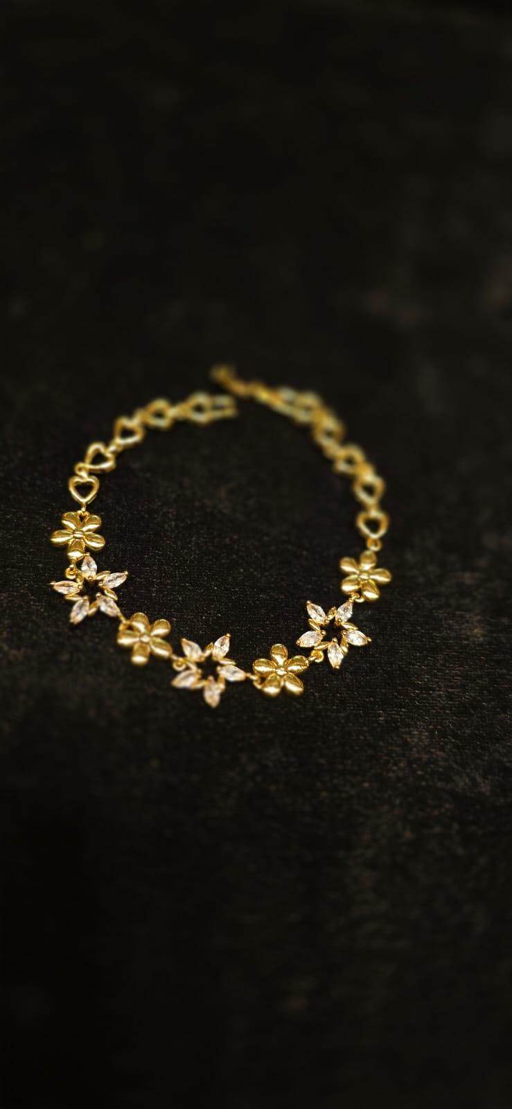 Elegant Gold-Plated Bracelet – Timeless Beauty & Shine - Mirpur Jewelry City