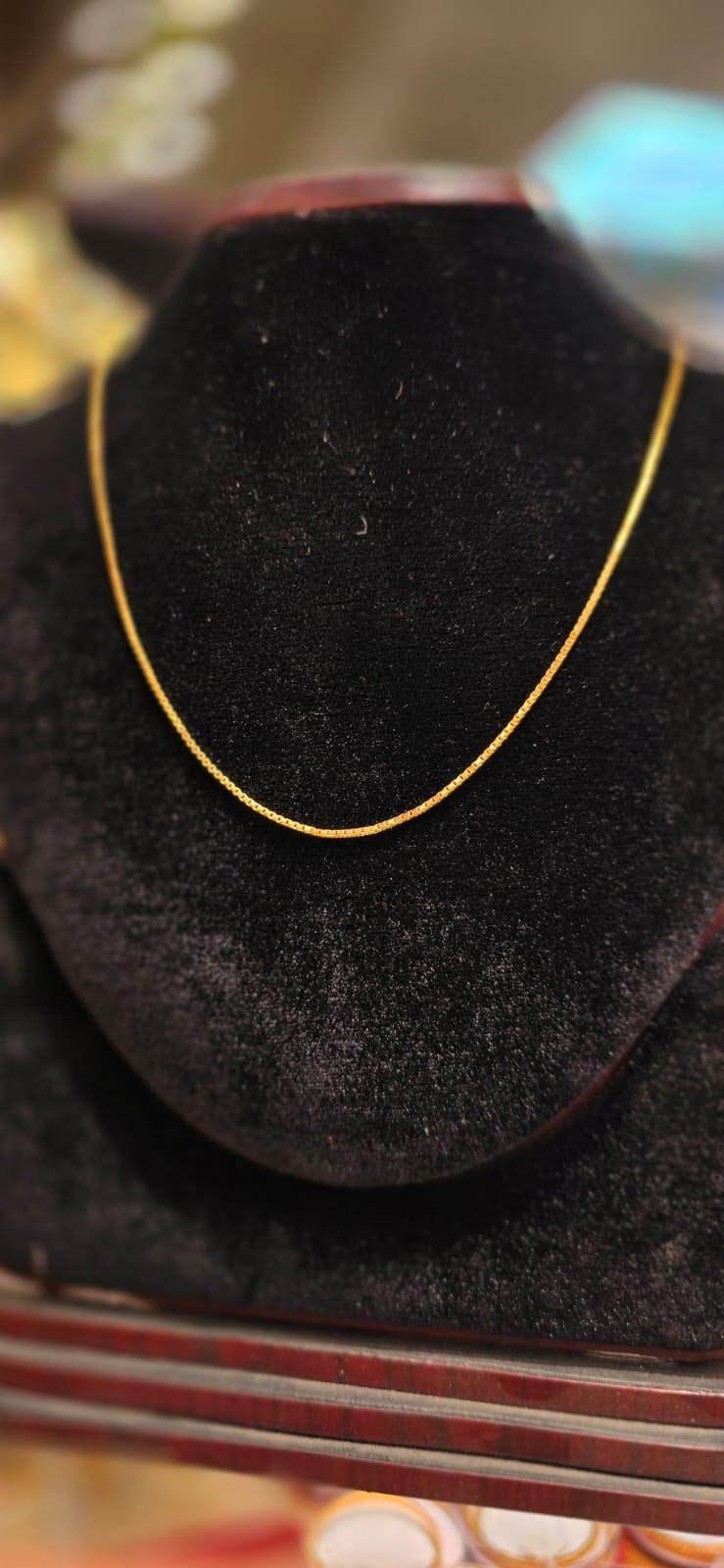 Elegant 18-Inch Gold-Plated Chain – Timeless Shine & Durability - Mirpur Jewelry City