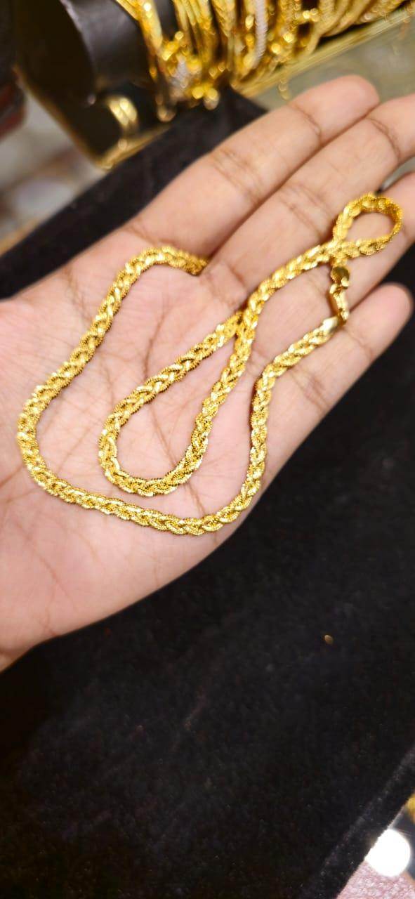 Elegant 18-Inch Gold-Plated beni Chain – Timeless Shine & Durability - Mirpur Jewelry City