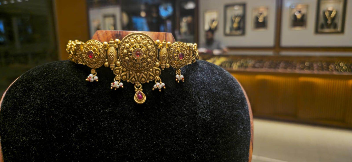 Elegant Joypuri Choker – Traditional Beauty with Modern Charm - Mirpur Jewelry City