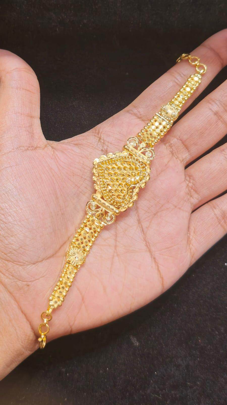 Elegant Gold-Plated Bracelet – Timeless Beauty & Shine - Mirpur Jewelry City