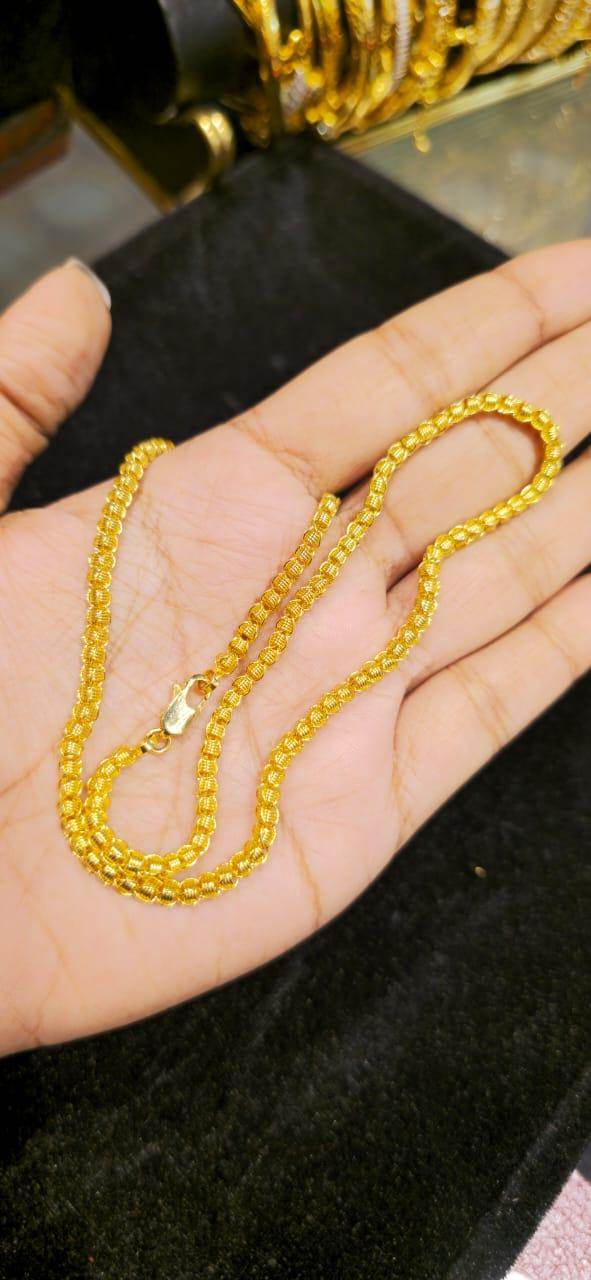 Elegant 17-Inch Gold-Plated Chain – Timeless Shine & Durability - Mirpur Jewelry City