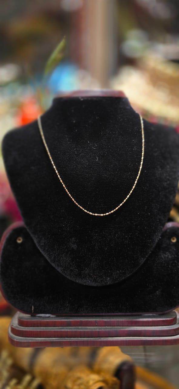 Elegant 16-Inch Gold-Plated Chain – Timeless Shine & Durability - Mirpur Jewelry City