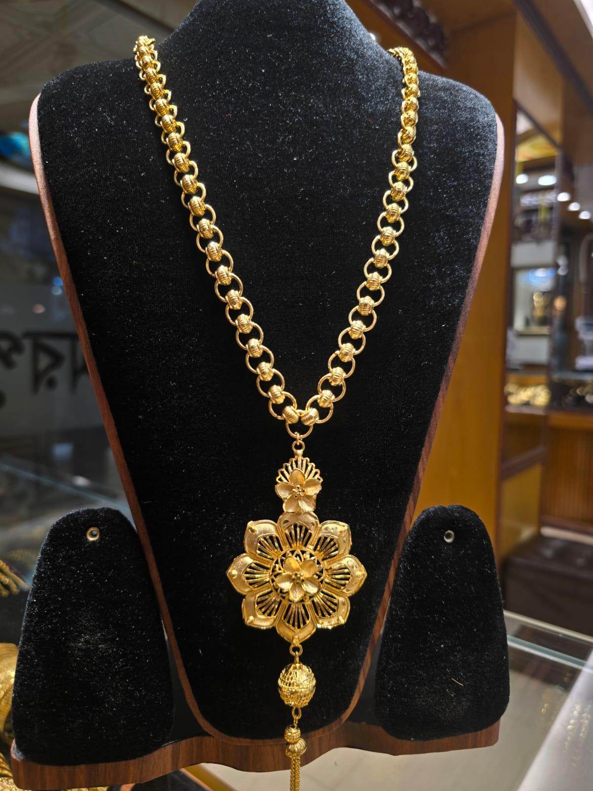 Elegant Gold-Plated Mob chain - Mirpur Jewelry City